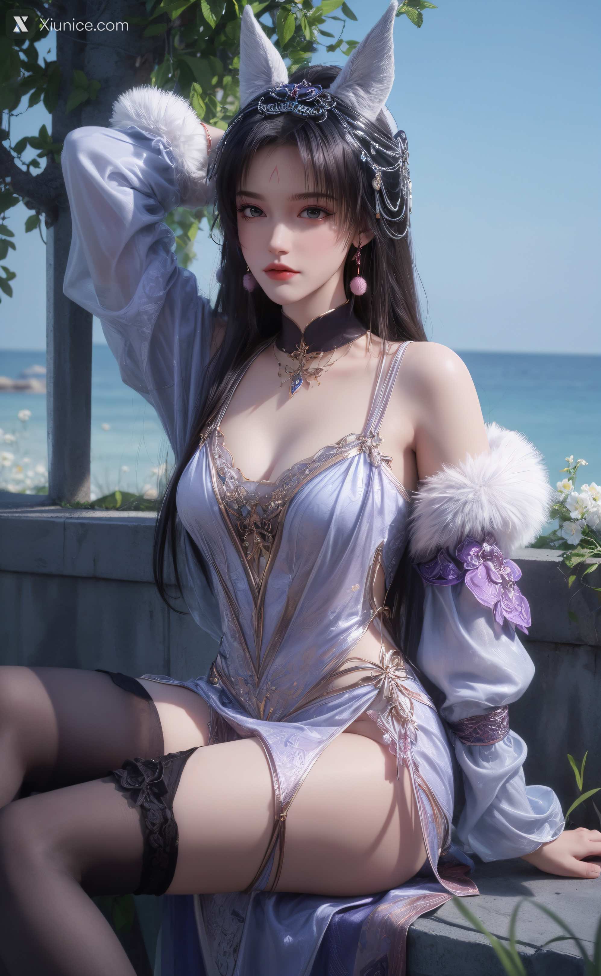AI Girl – 暗河传 – 慕雪薇 慕雨墨 – 慕雨墨 户外写真 第18张