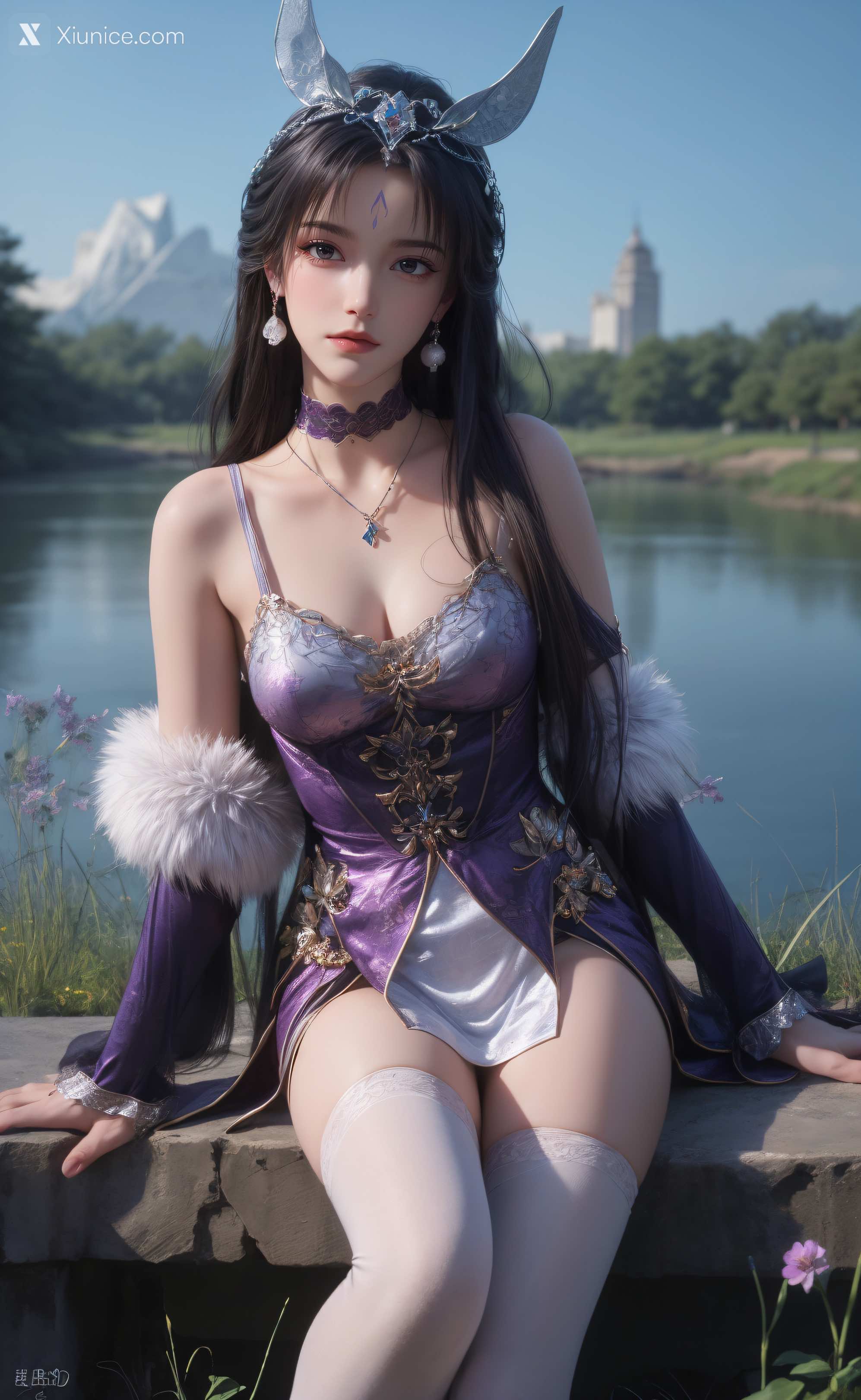 AI Girl – 暗河传 – 慕雪薇 慕雨墨 – 慕雨墨 户外写真 第19张