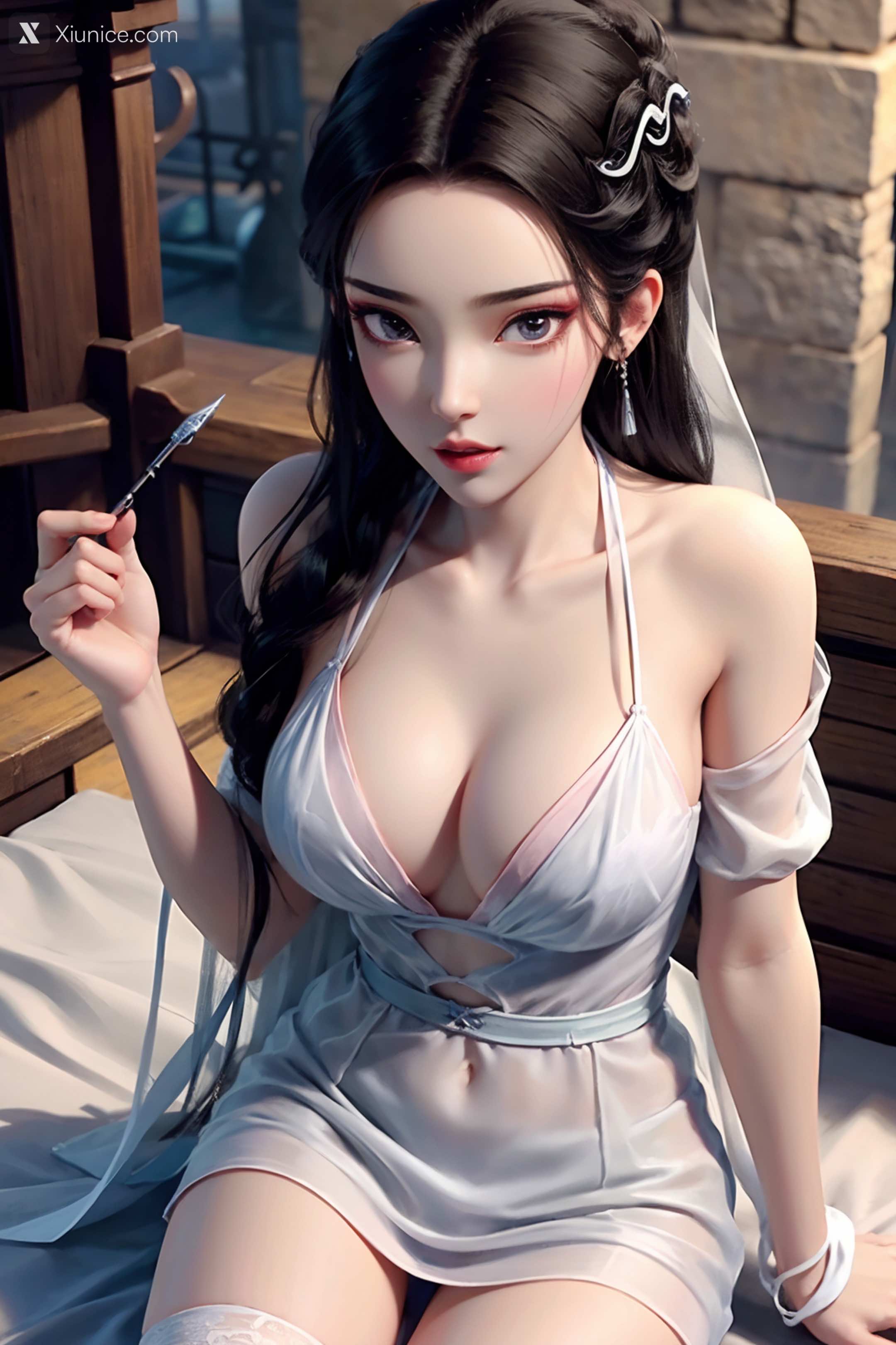 AI Girl – 白蛇缘起 – 小白 – 小白 薄纱 EP.1 第98张