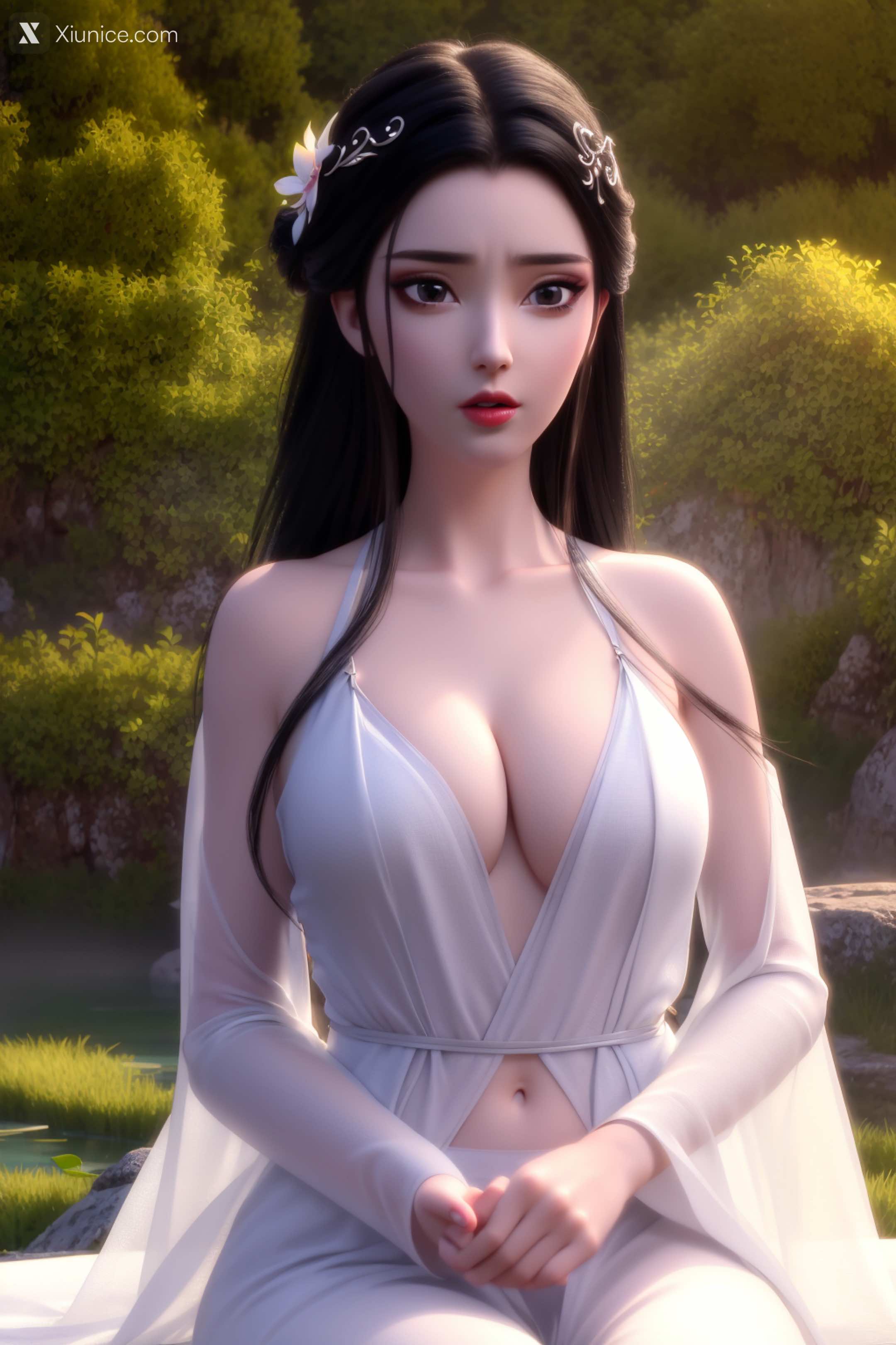 AI Girl – 白蛇缘起 – 小白 – 小白 薄纱 EP.1 第65张