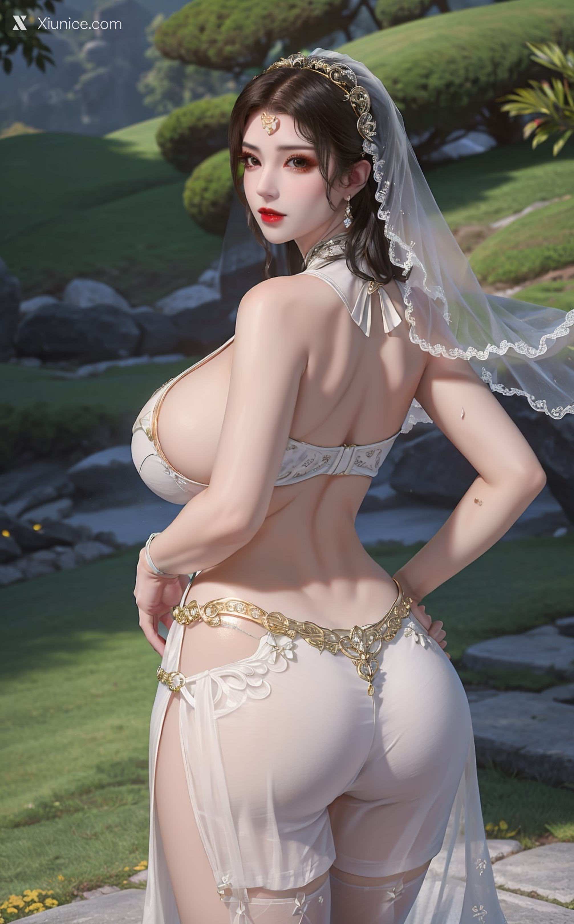 AI Girl – 斗破苍穹 – 美杜莎 白丝婚纱巨汝 第193张
