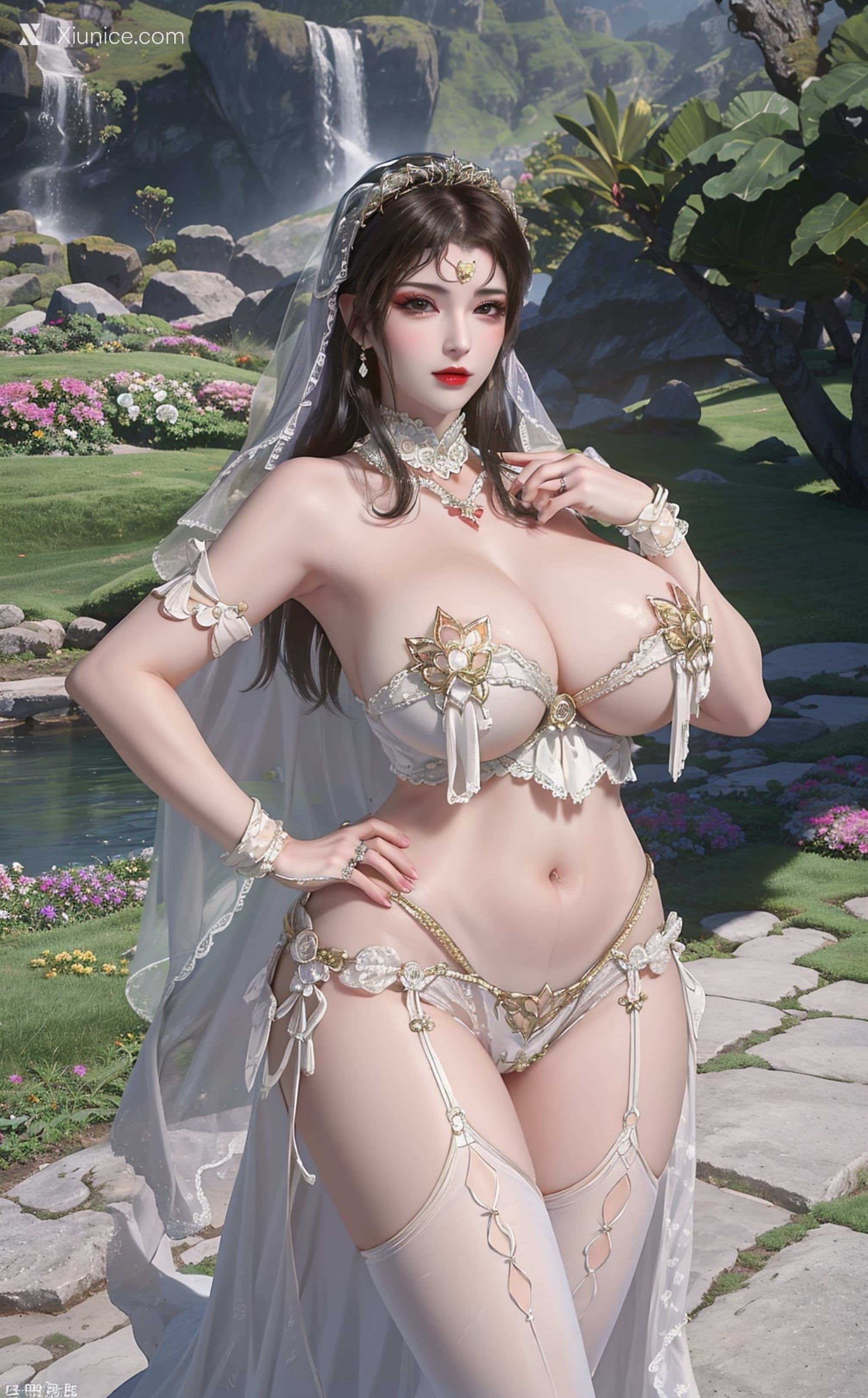 AI Girl – 斗破苍穹 – 美杜莎 白丝婚纱巨汝 第179张