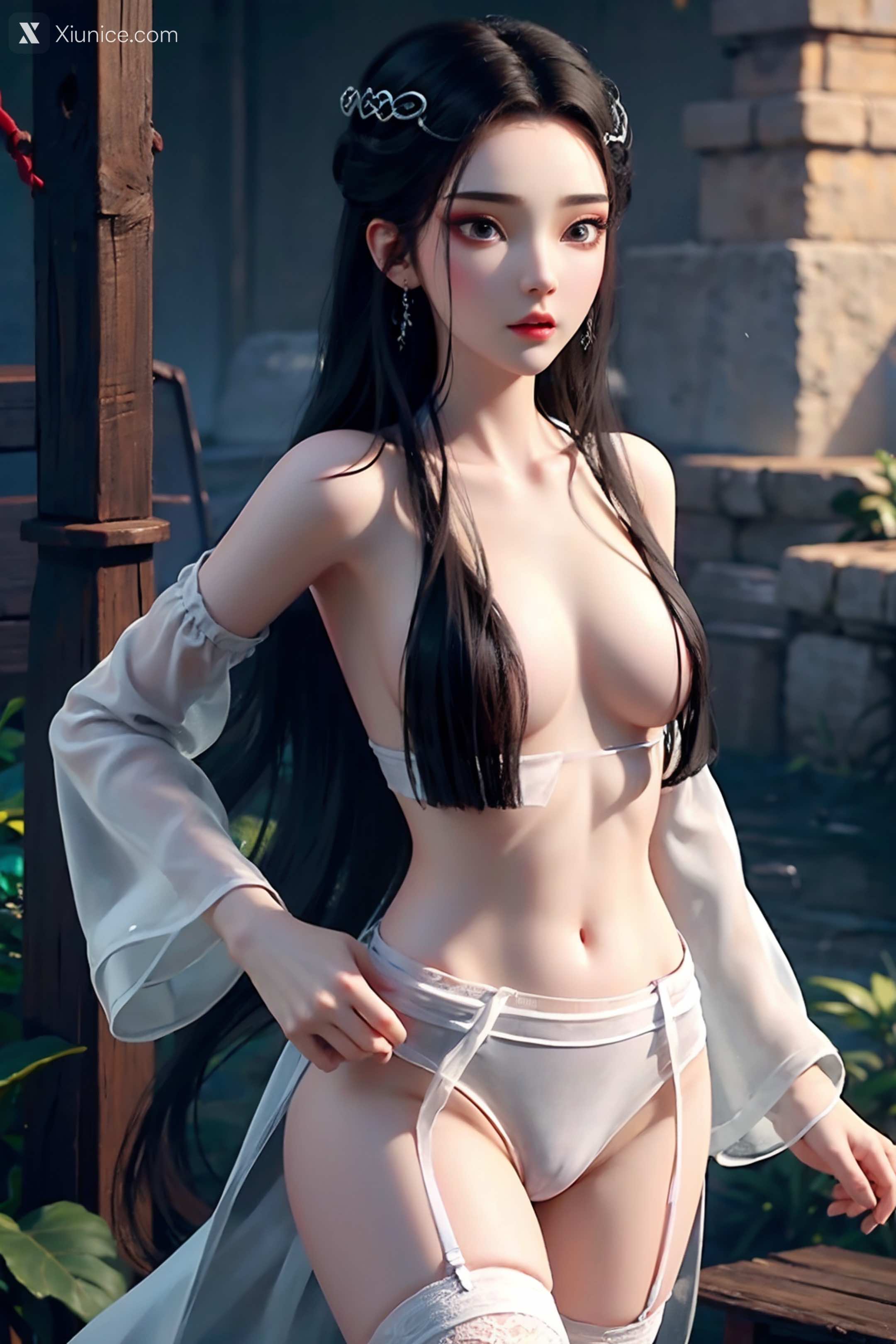 AI Girl – 白蛇缘起 – 小白 – 小白 薄纱 EP.1 第169张