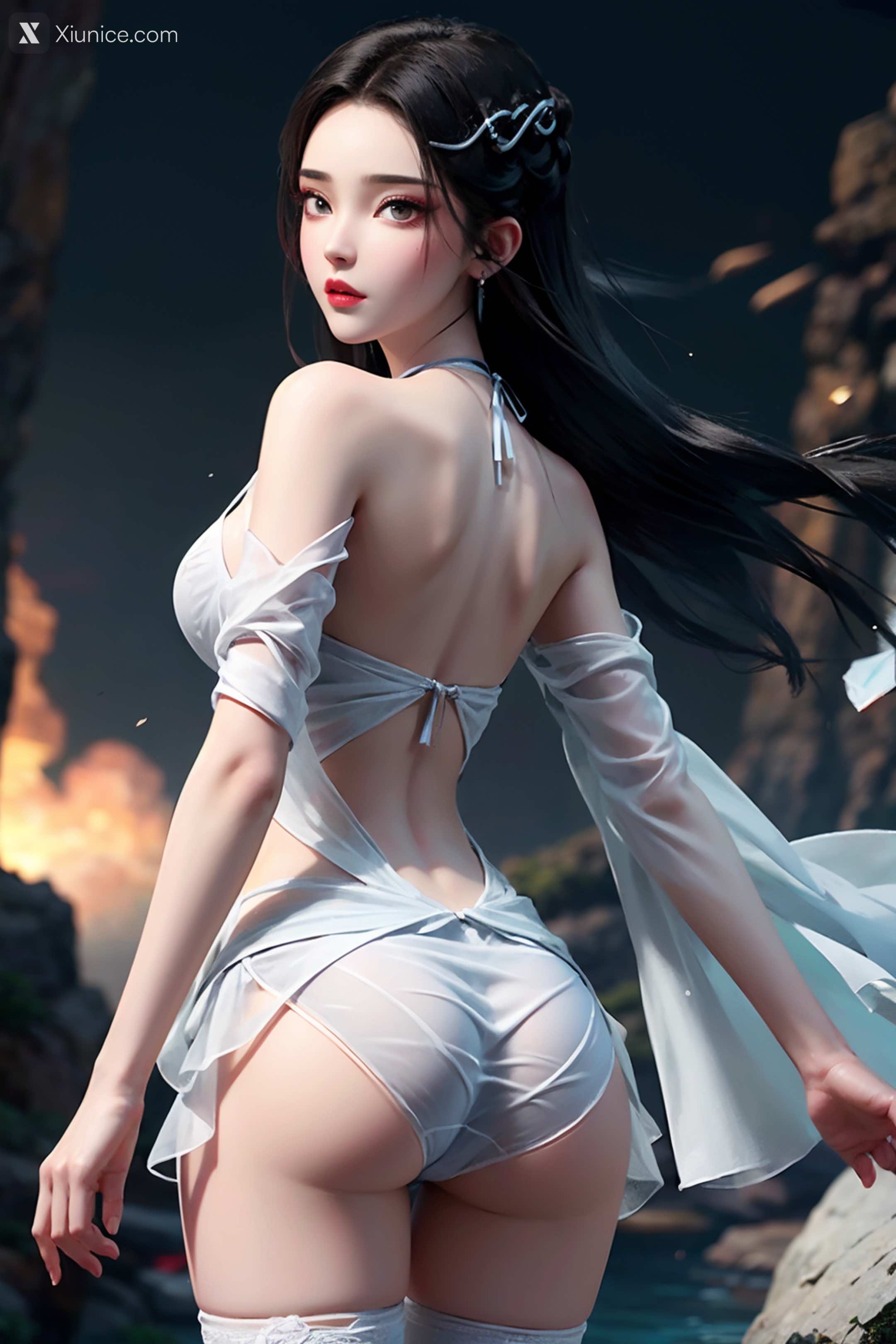 AI Girl – 白蛇缘起 – 小白 – 小白 薄纱 EP.1 第201张