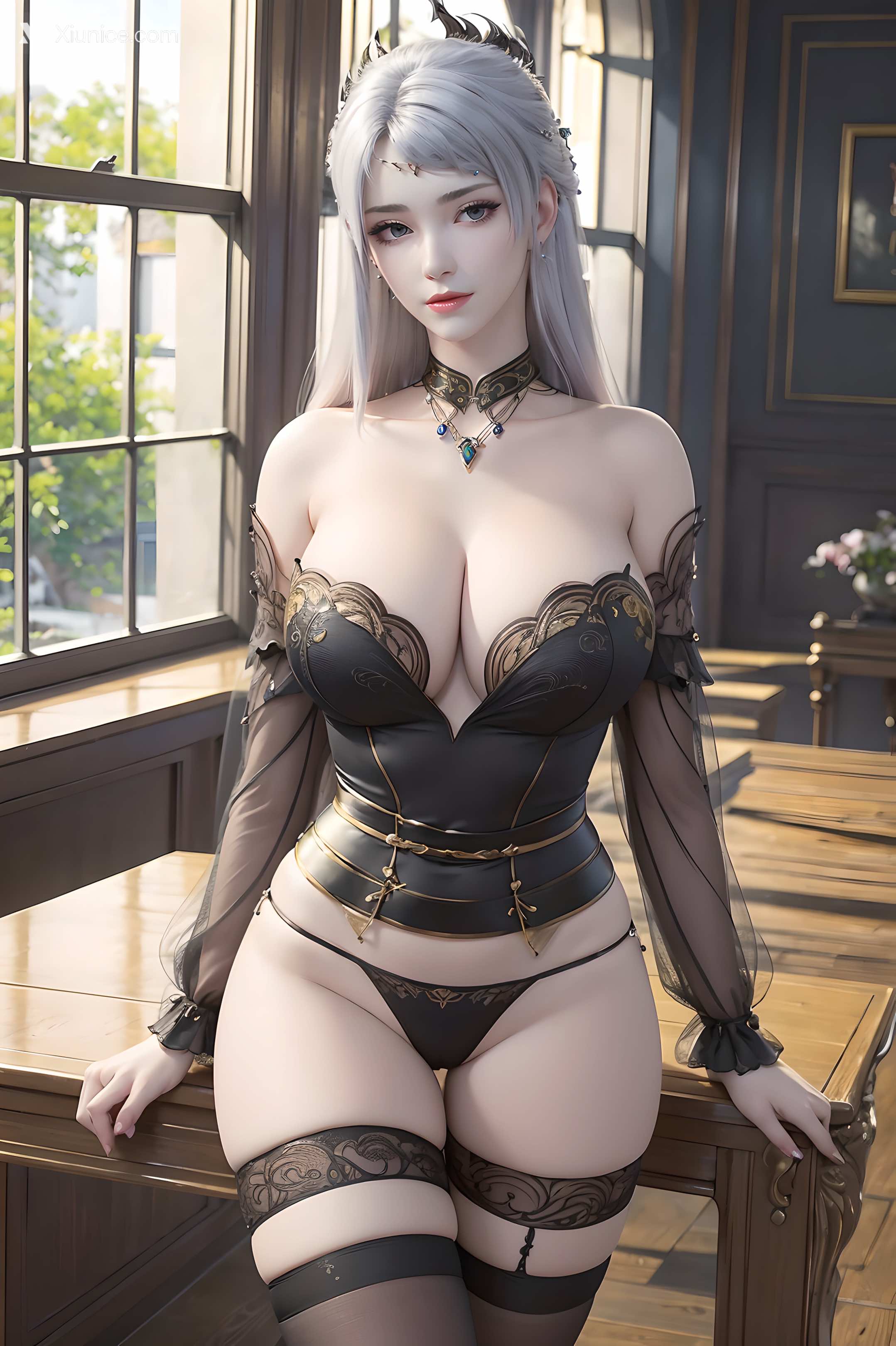 AI Girl – 大主宰 – 九幽雀 洛璃 – 洛璃 黑丝 第61张