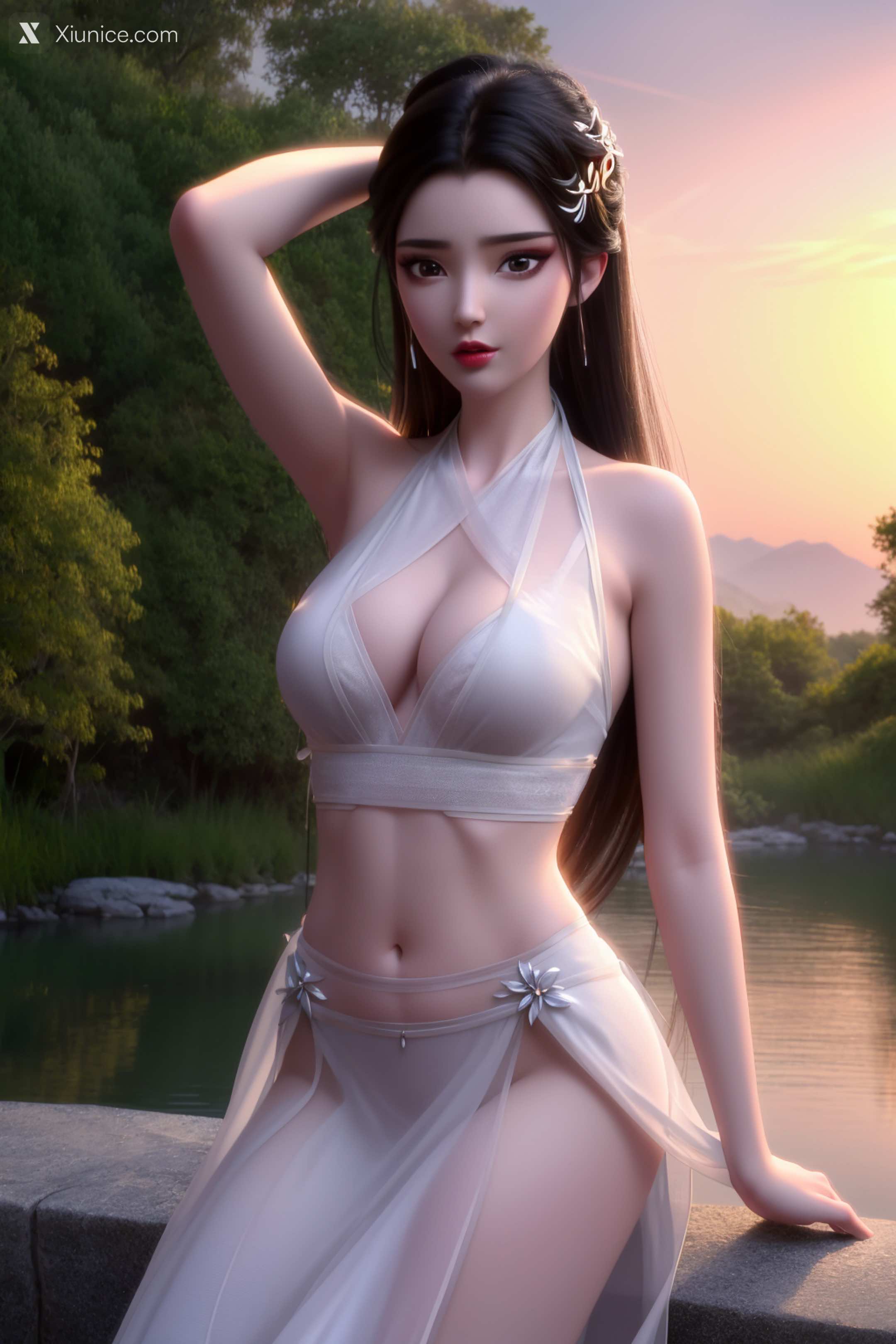 AI Girl – 白蛇缘起 – 小白 – 小白 薄纱 EP.1 第57张