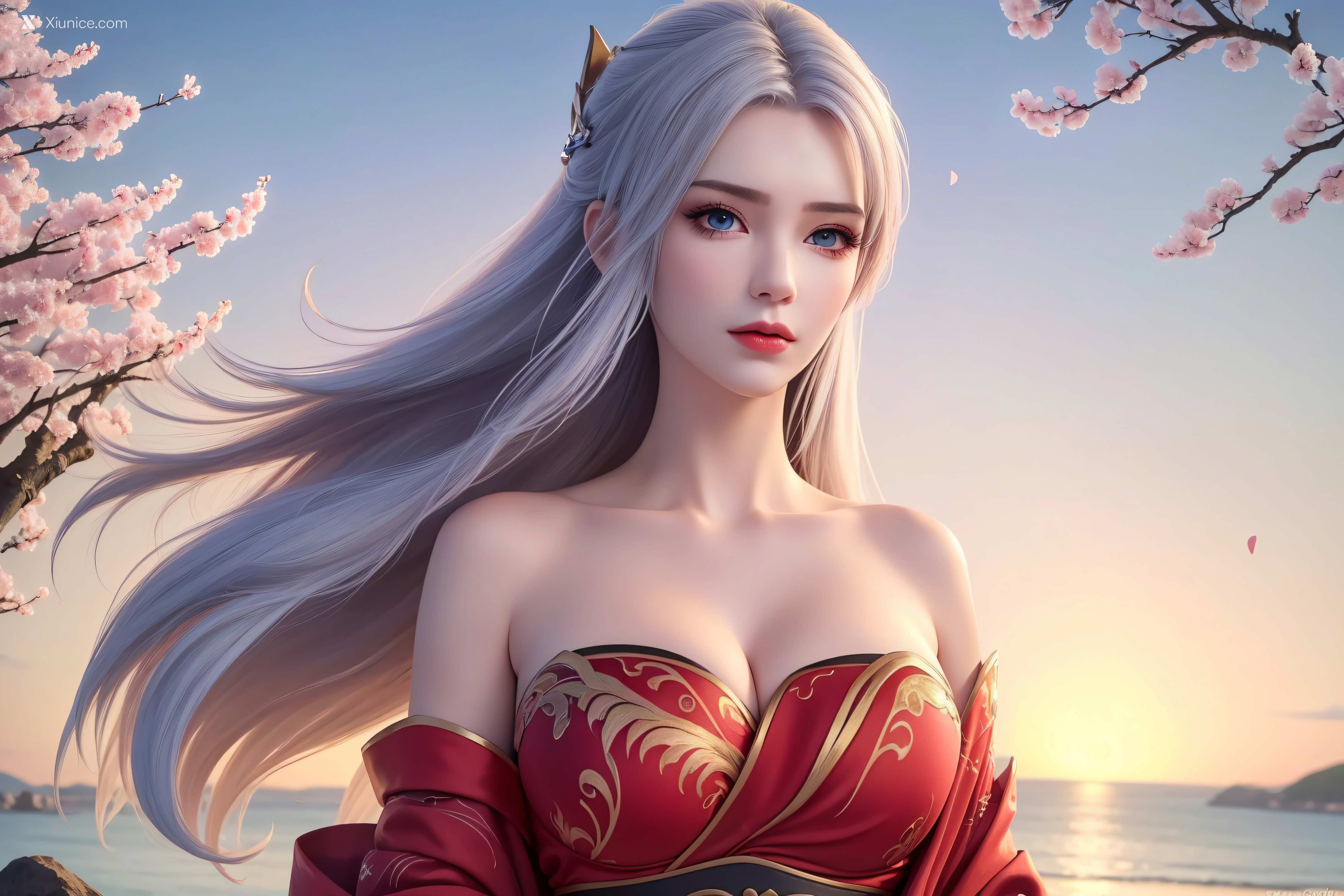AI Girl – 大主宰 – 九幽雀 洛璃 – 洛璃 桃花源(横屏) 第1张