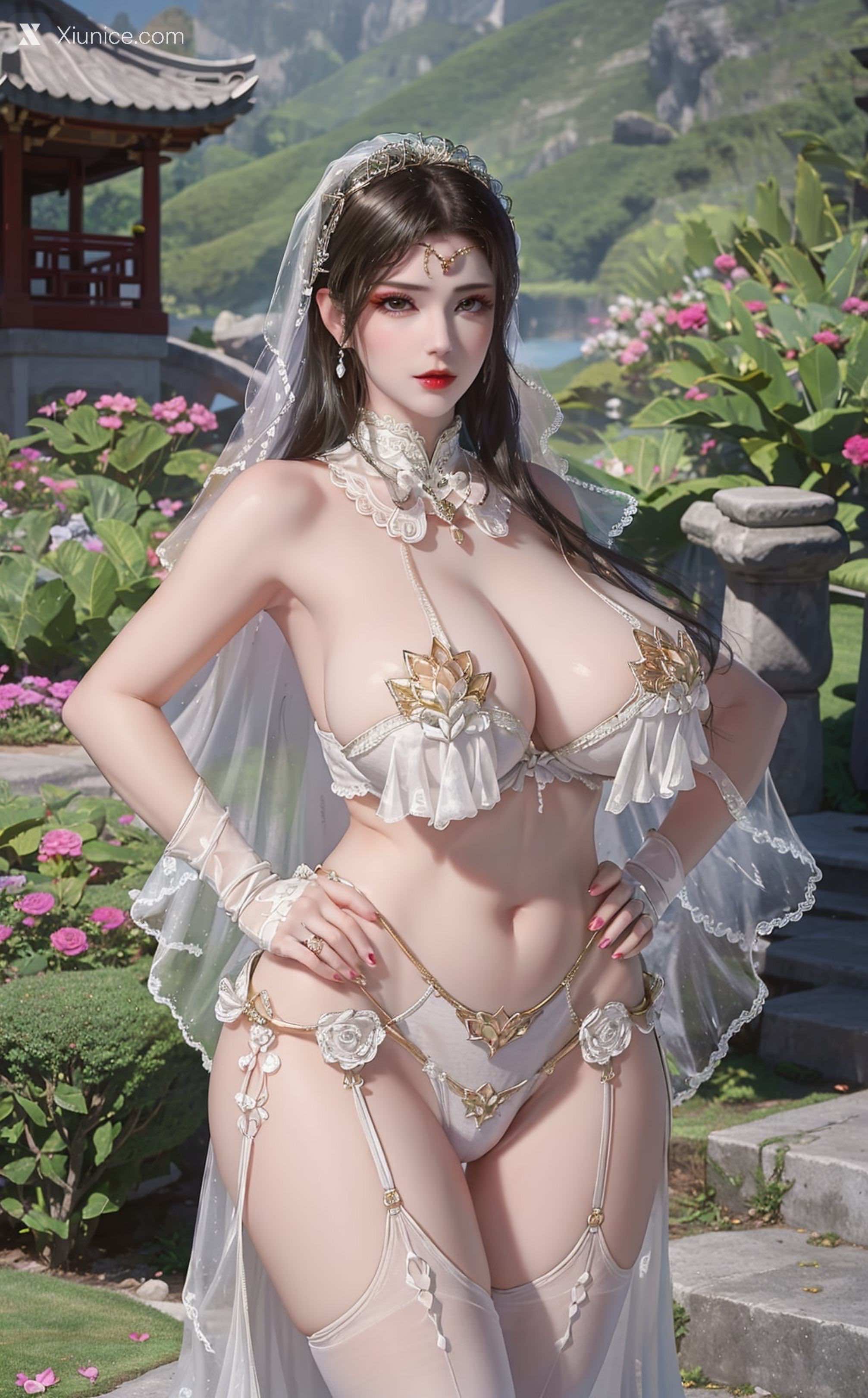AI Girl – 斗破苍穹 – 美杜莎 白丝婚纱巨汝 第168张