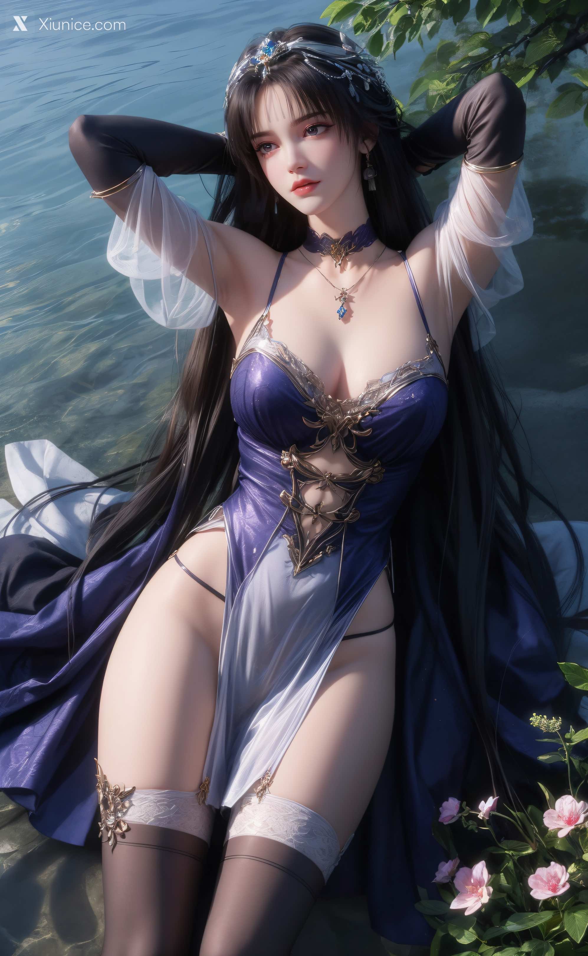 AI Girl – 暗河传 – 慕雪薇 慕雨墨 – 慕雨墨 户外写真 第30张