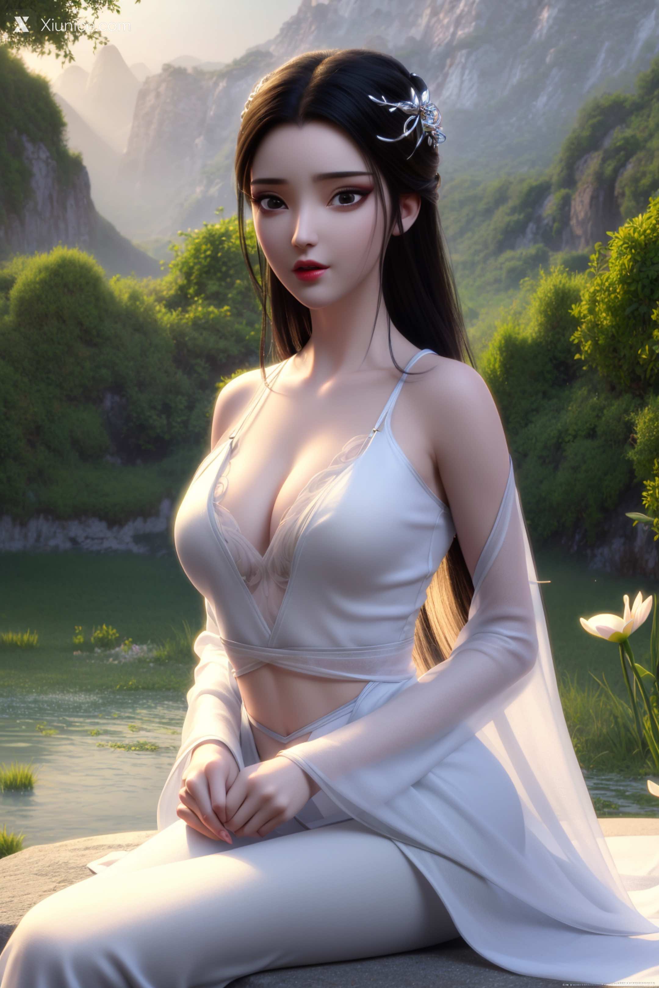 AI Girl – 白蛇缘起 – 小白 – 小白 薄纱 EP.1 第7张