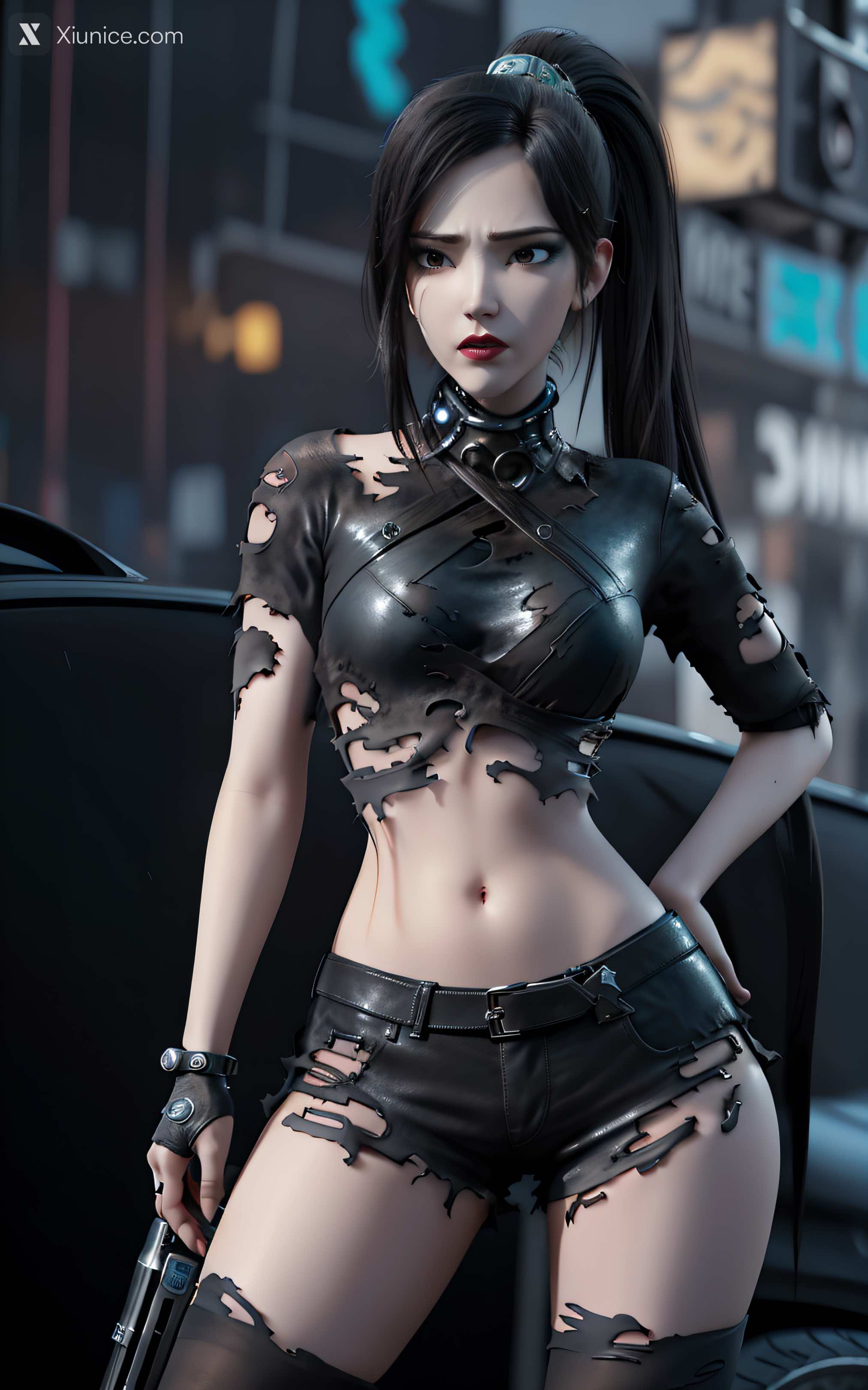 AI Girl – 白蛇 – 小青 – 小青 破衣 第13张