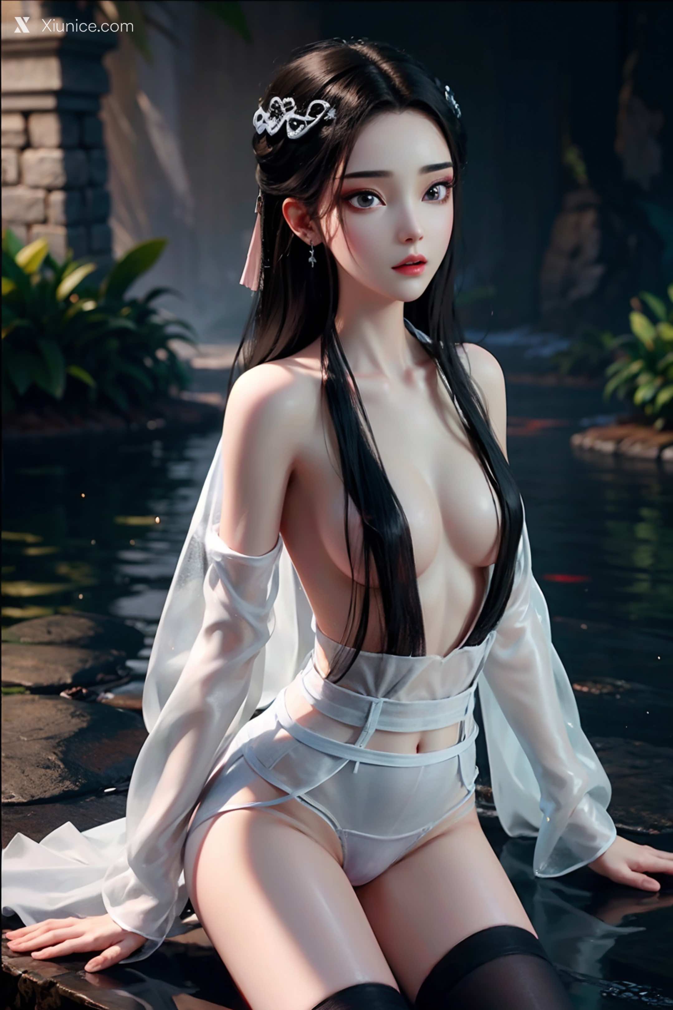 AI Girl – 白蛇缘起 – 小白 – 小白 薄纱 EP.1 第186张