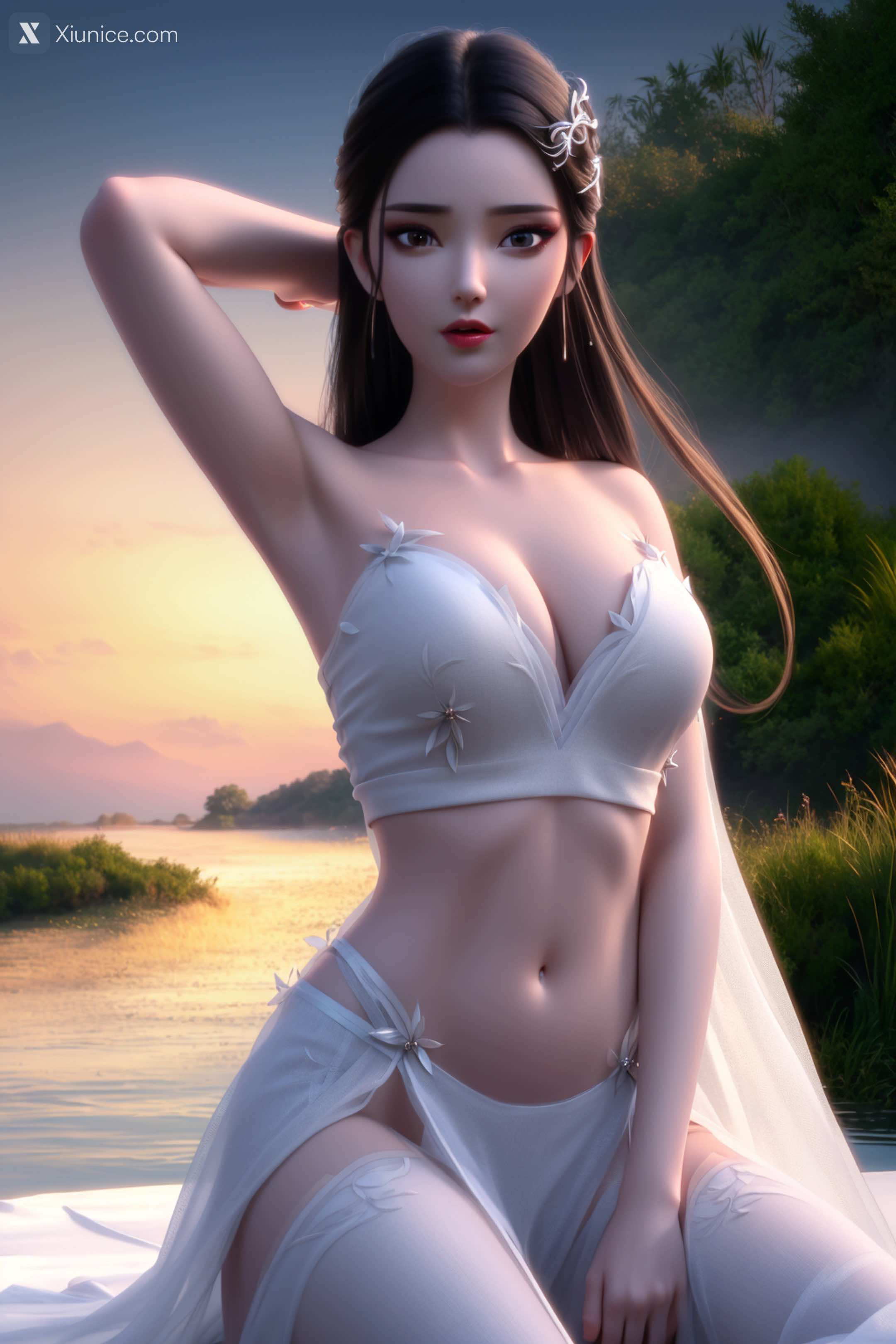 AI Girl – 白蛇缘起 – 小白 – 小白 薄纱 EP.1 第37张