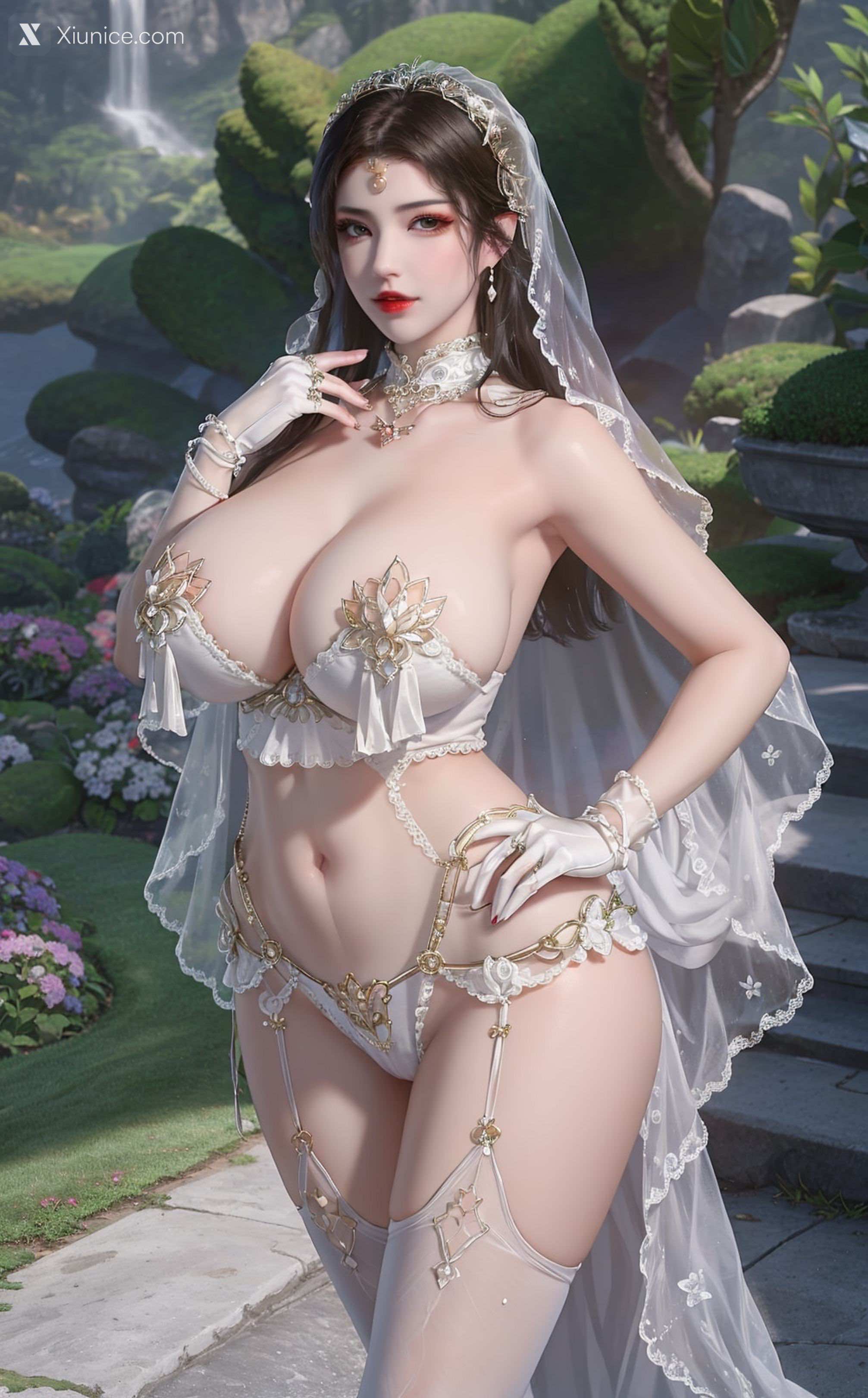 AI Girl – 斗破苍穹 – 美杜莎 白丝婚纱巨汝 第164张