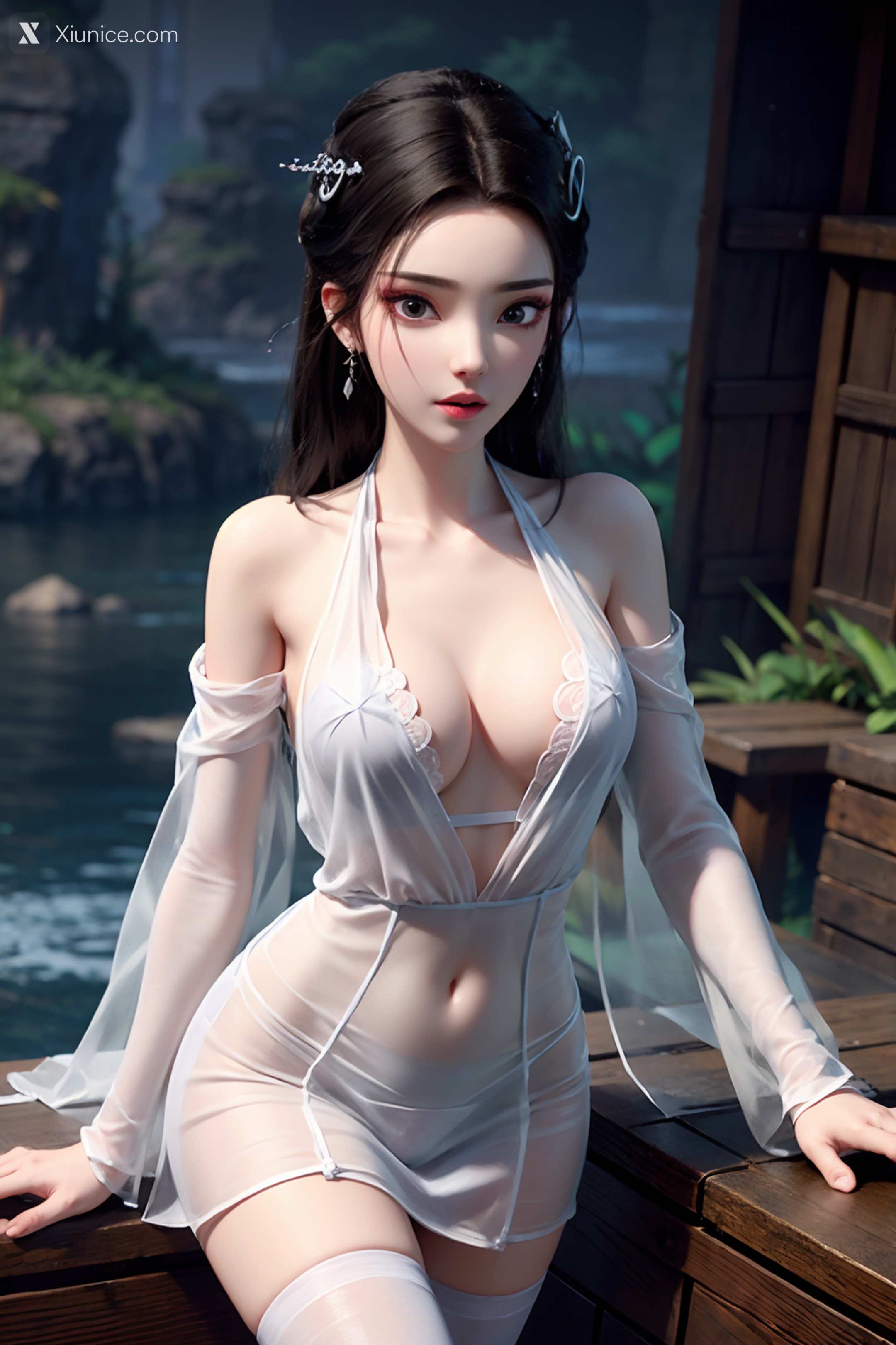 AI Girl – 白蛇缘起 – 小白 – 小白 薄纱 EP.1 第145张