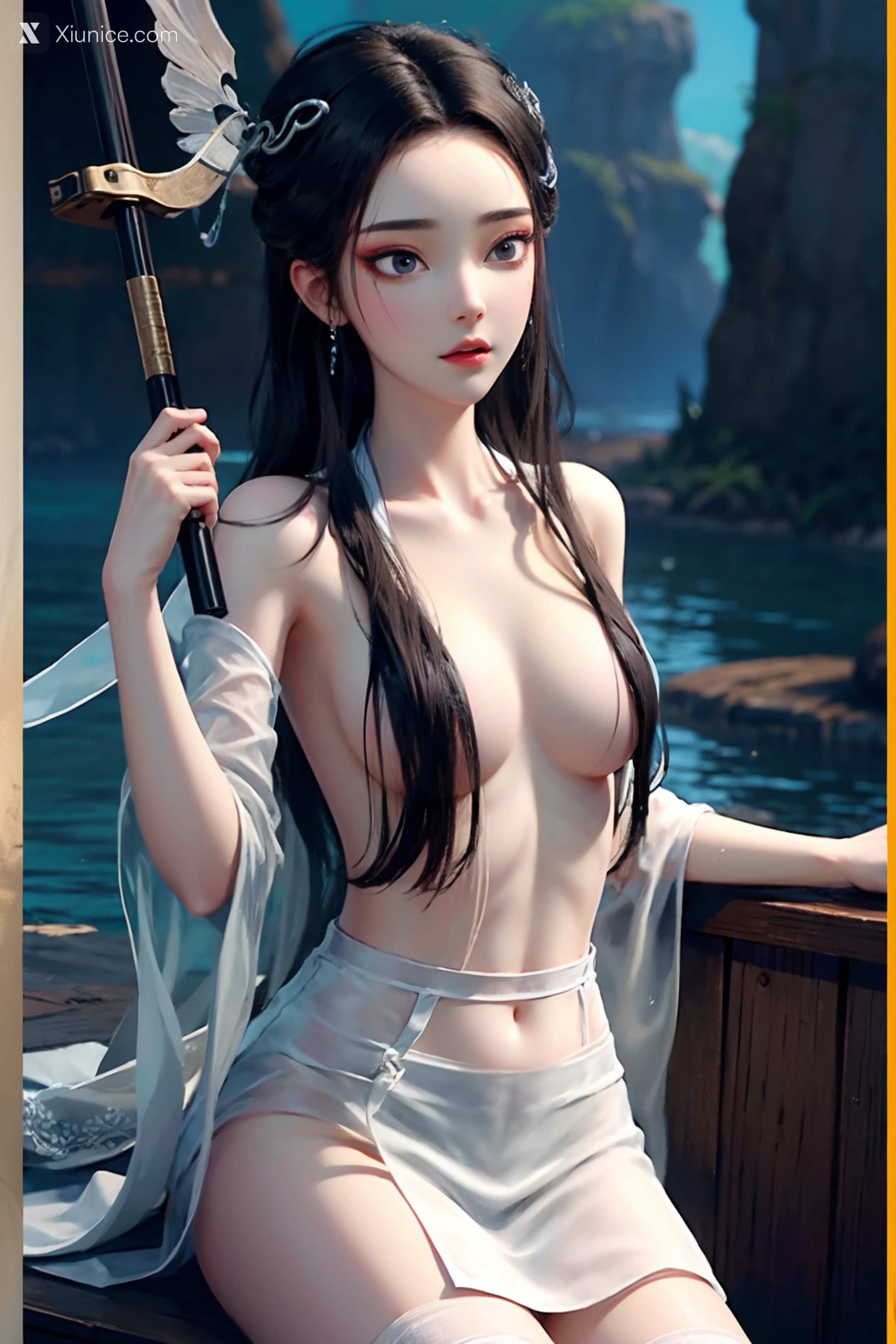 AI Girl – 白蛇缘起 – 小白 – 小白 薄纱 EP.2 第129张