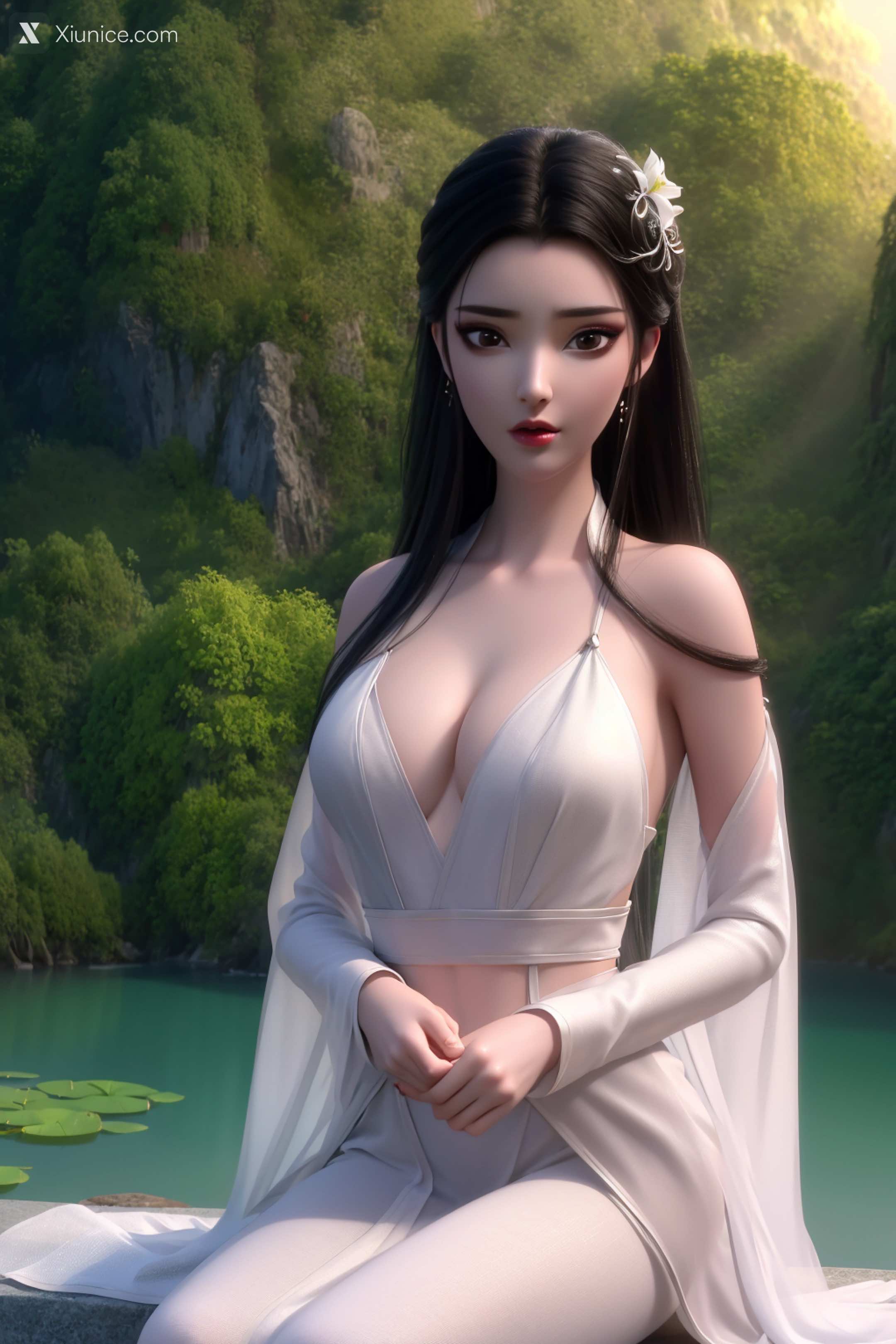 AI Girl – 白蛇缘起 – 小白 – 小白 薄纱 EP.1 第23张