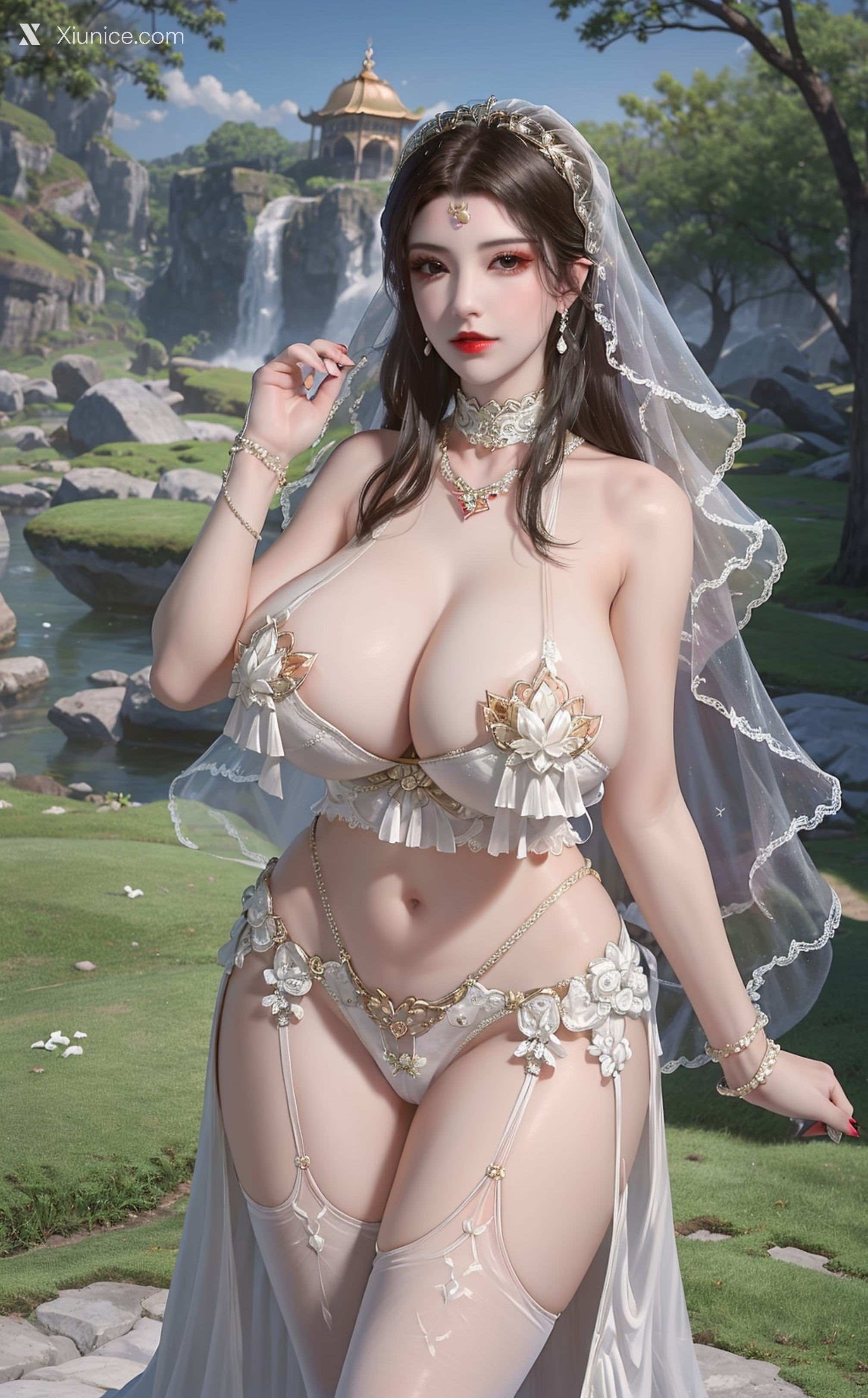 AI Girl – 斗破苍穹 – 美杜莎 白丝婚纱巨汝 第157张