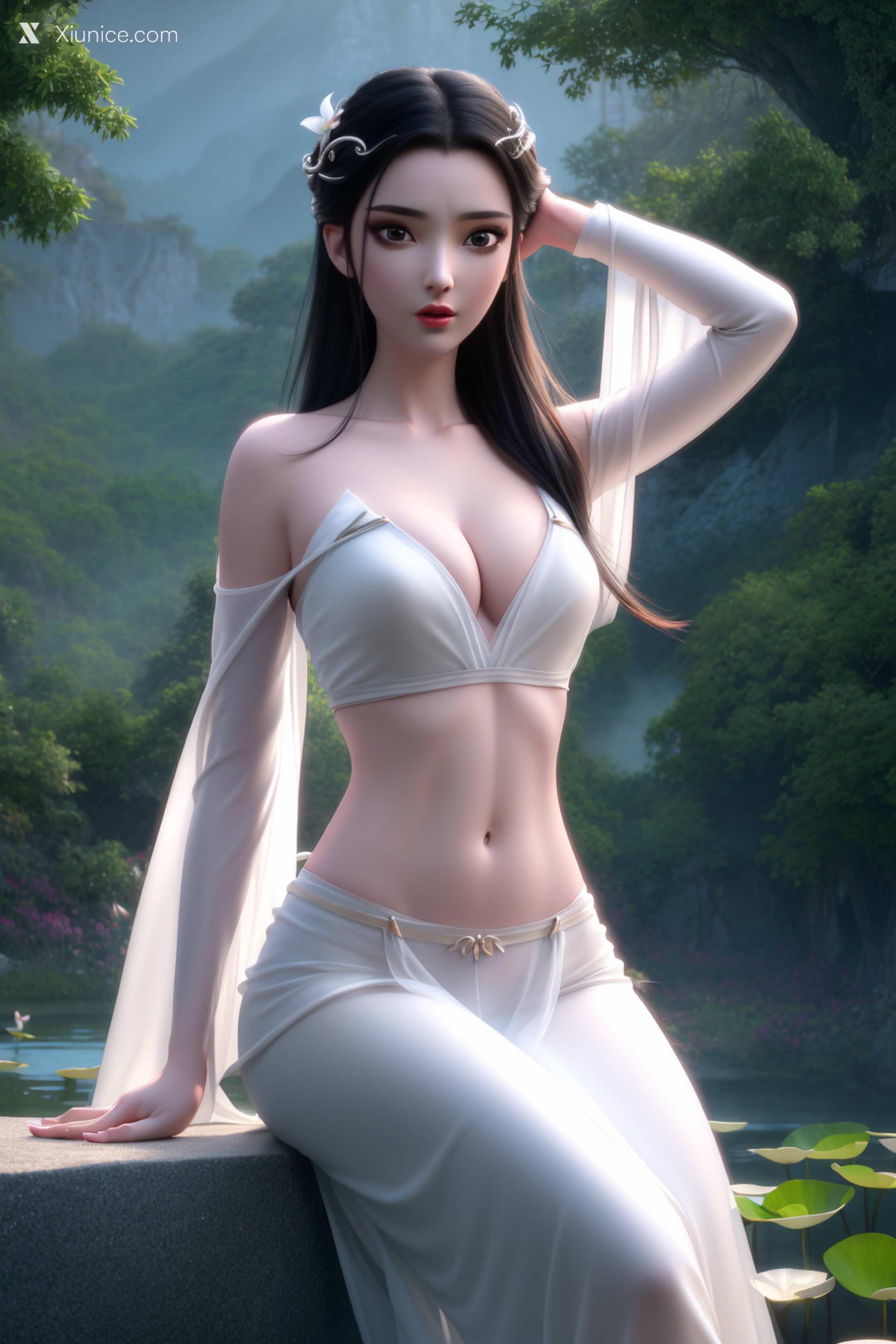 AI Girl – 白蛇缘起 – 小白 – 小白 薄纱 EP.1 第53张