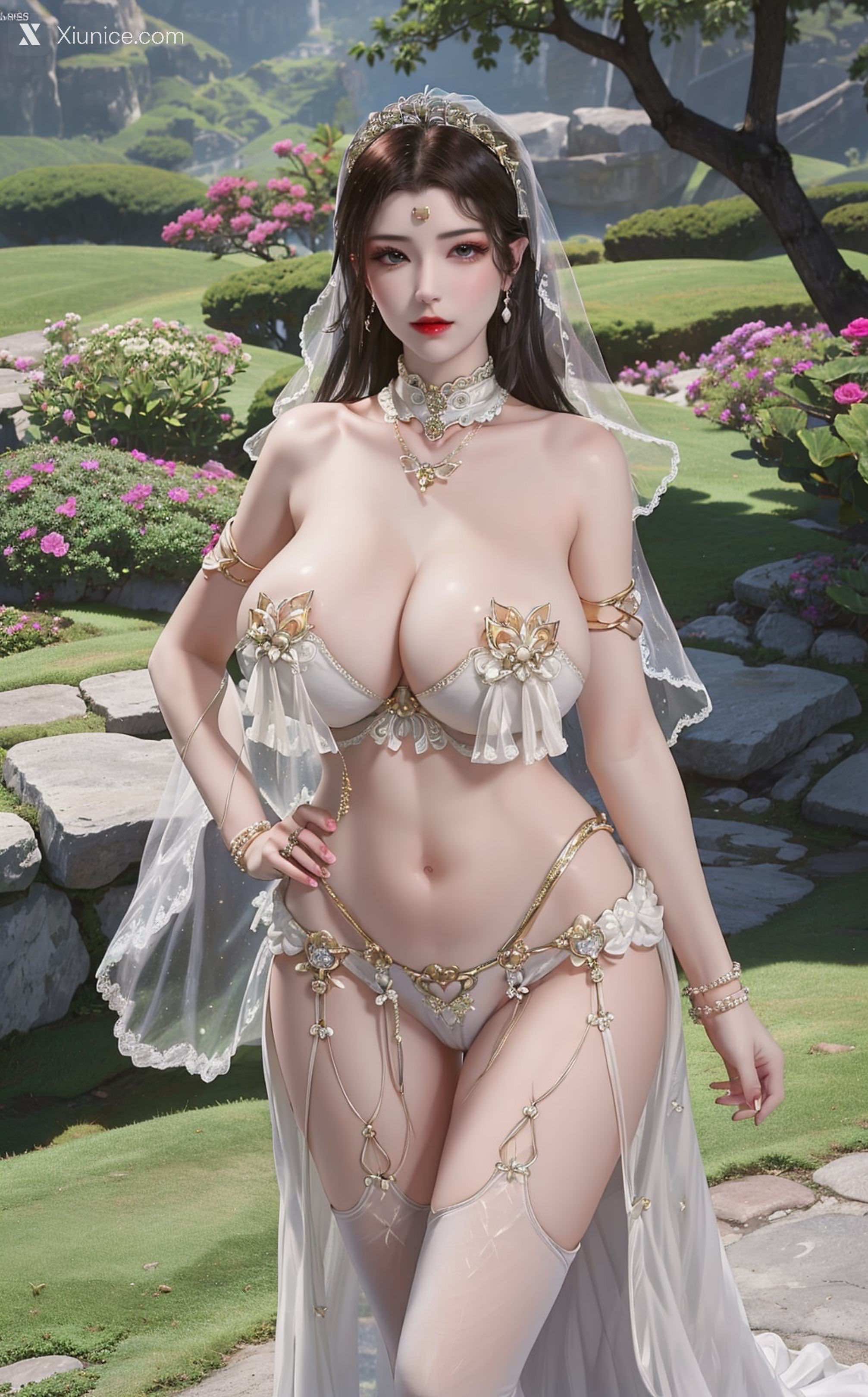 AI Girl – 斗破苍穹 – 美杜莎 白丝婚纱巨汝 第172张