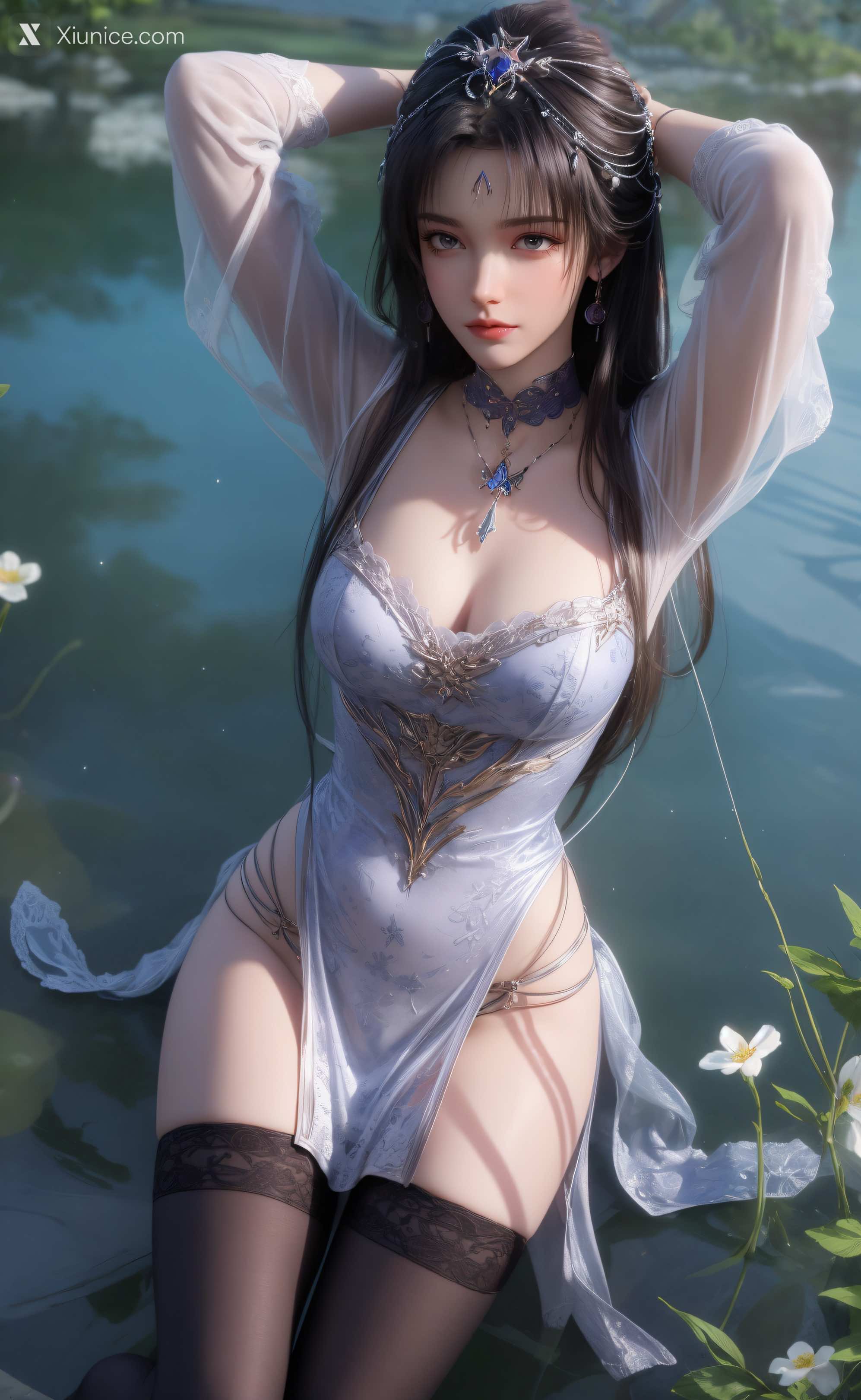 AI Girl – 暗河传 – 慕雪薇 慕雨墨 – 慕雨墨 户外写真 第26张