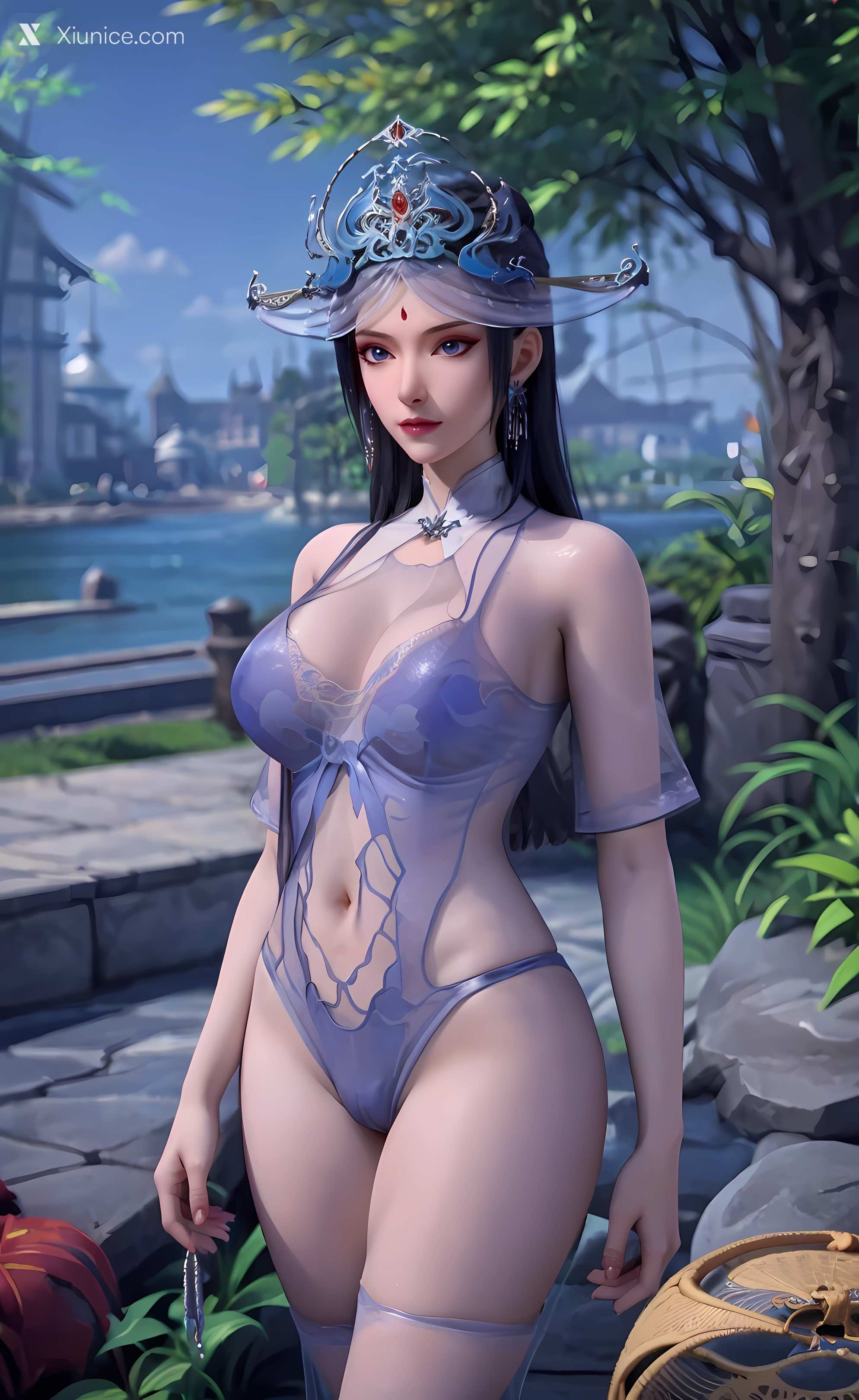 AI Girl – 暗河传 – 慕雪薇 慕雨墨 – 慕雪薇 清凉写真 第1张