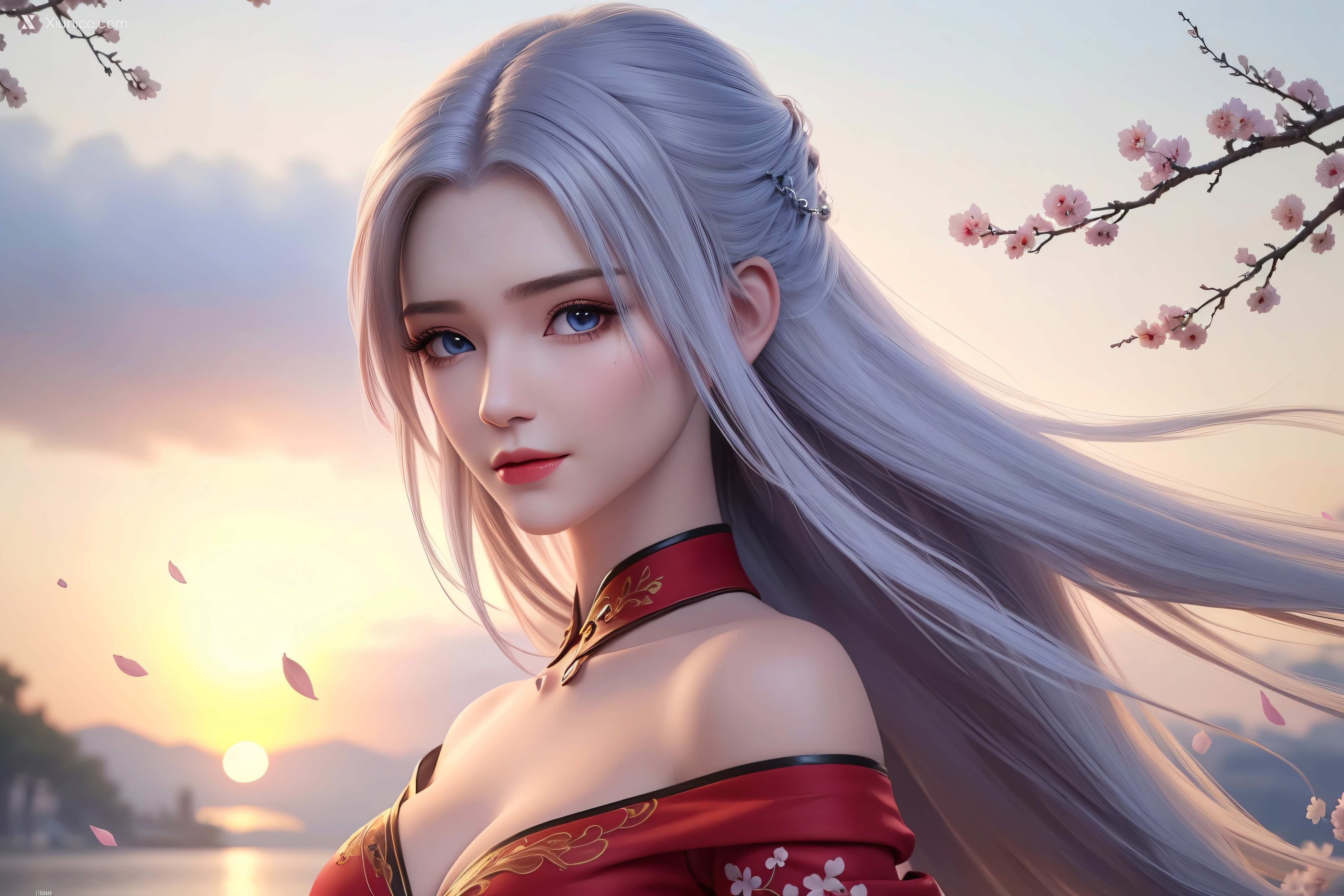 AI Girl – 大主宰 – 九幽雀 洛璃 – 洛璃 桃花源(横屏) 第12张
