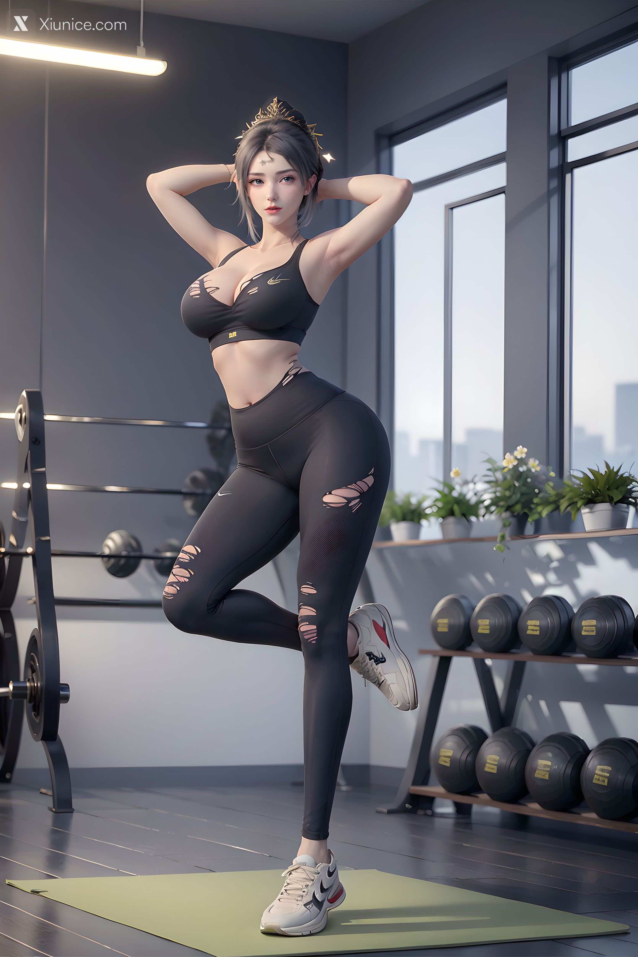 AI Girl – 大主宰 – 九幽雀 洛璃 – 洛璃 健身房 第11张