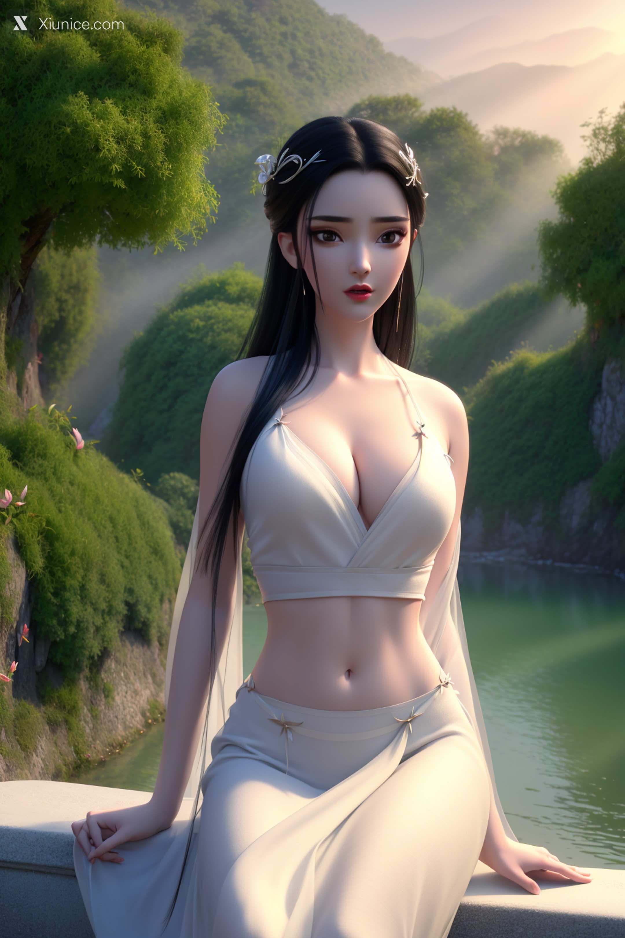 AI Girl – 白蛇缘起 – 小白 – 小白 薄纱 EP.1 第75张
