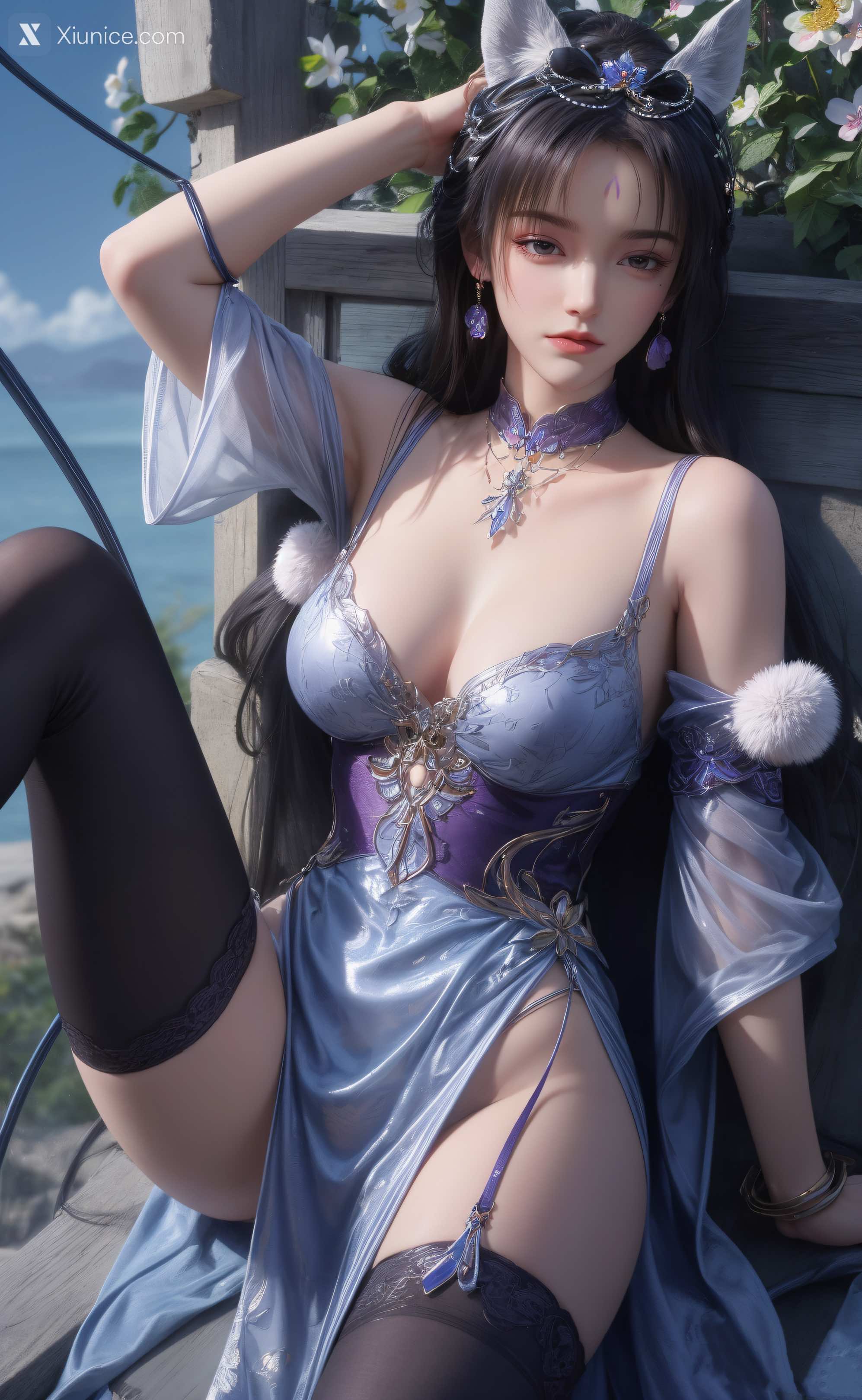 AI Girl – 暗河传 – 慕雪薇 慕雨墨 – 慕雨墨 户外写真 第13张