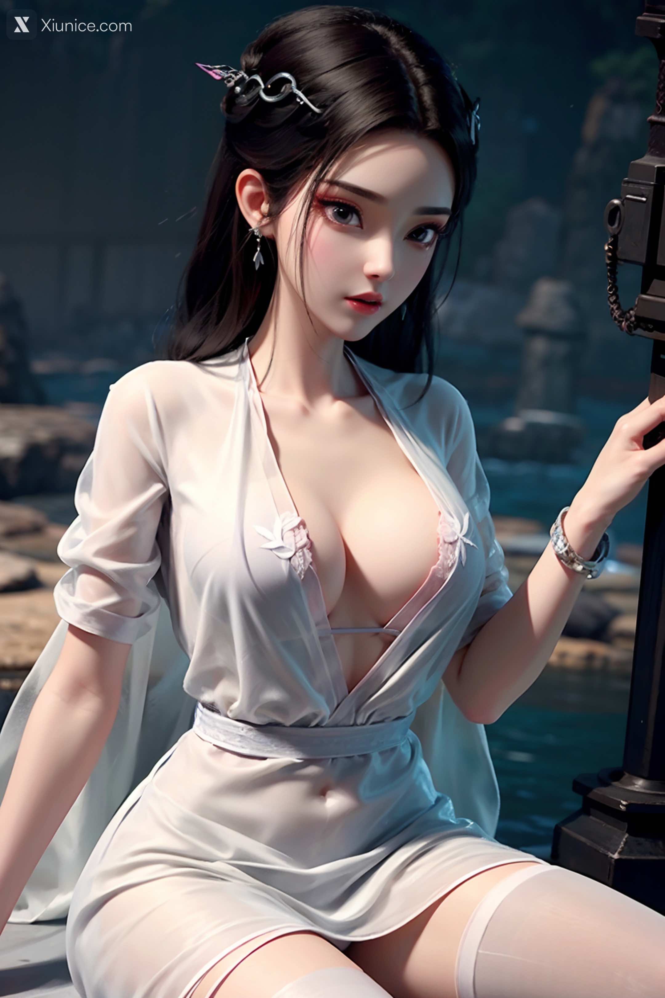 AI Girl – 白蛇缘起 – 小白 – 小白 薄纱 EP.2 第73张