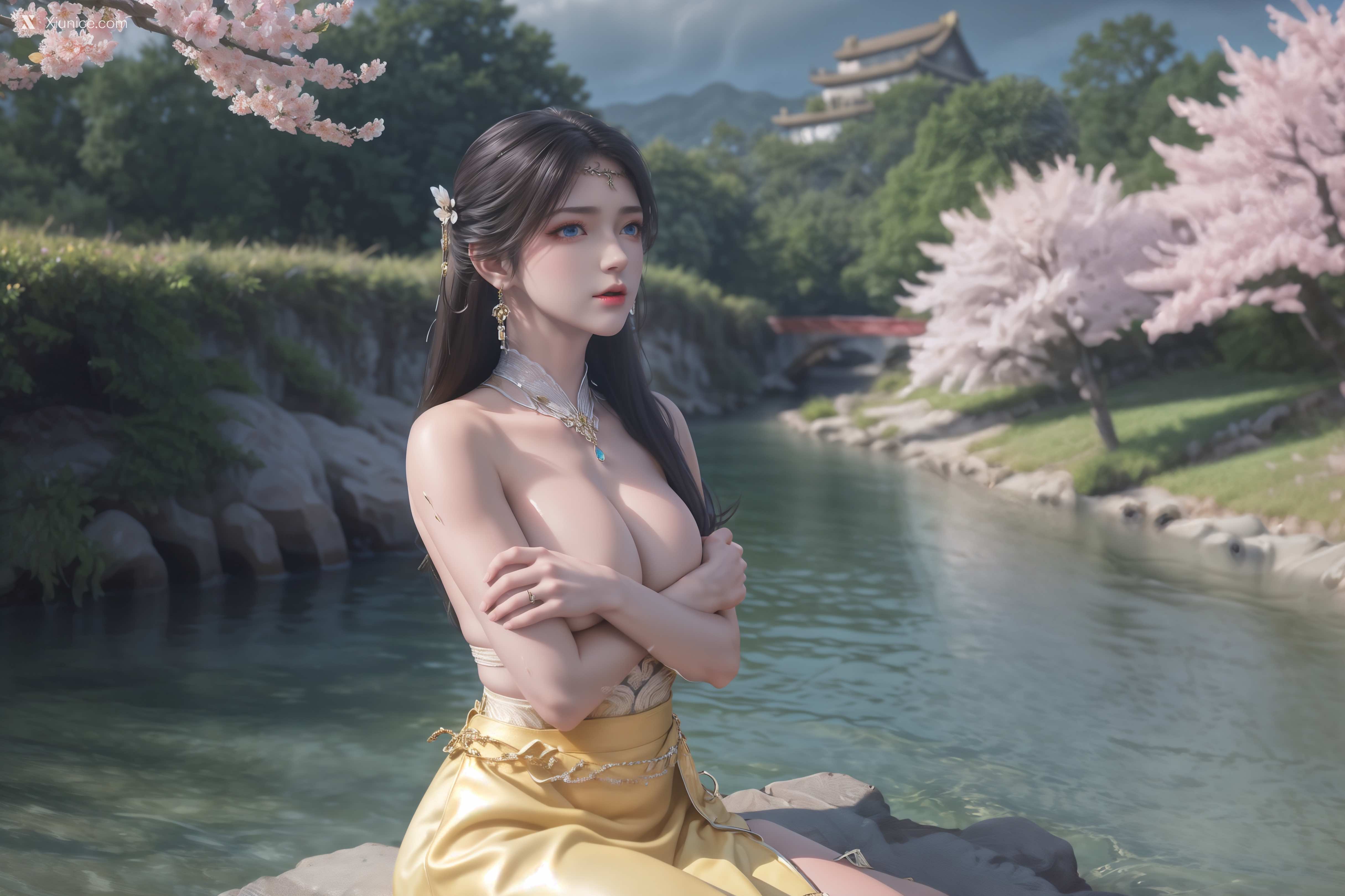 AI Girl – 诛仙-金瓶儿 溪边写真 第28张