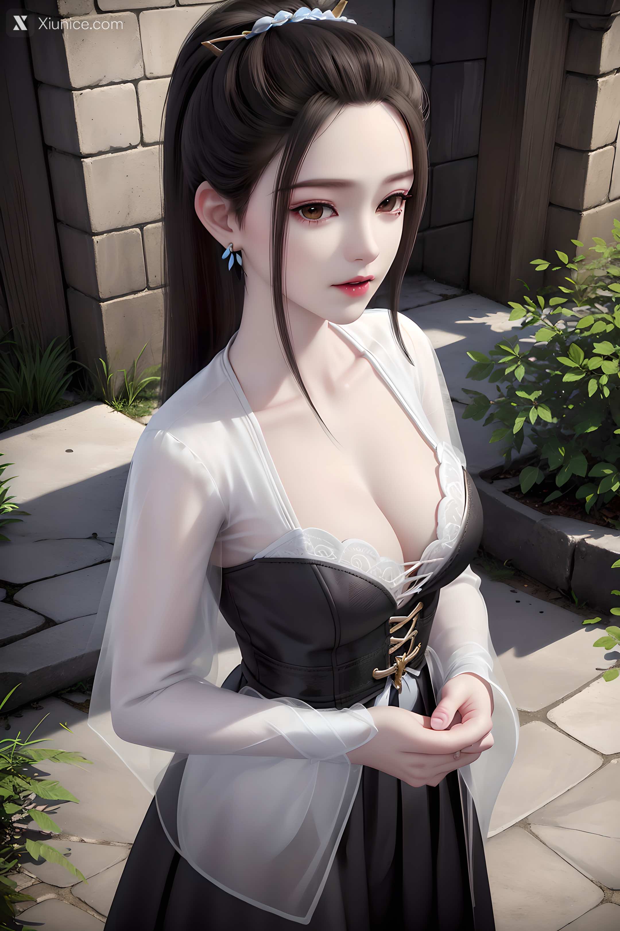 AI Girl – 妖神记 – 龙羽音 应月茹 – 应月茹3 户外 第18张