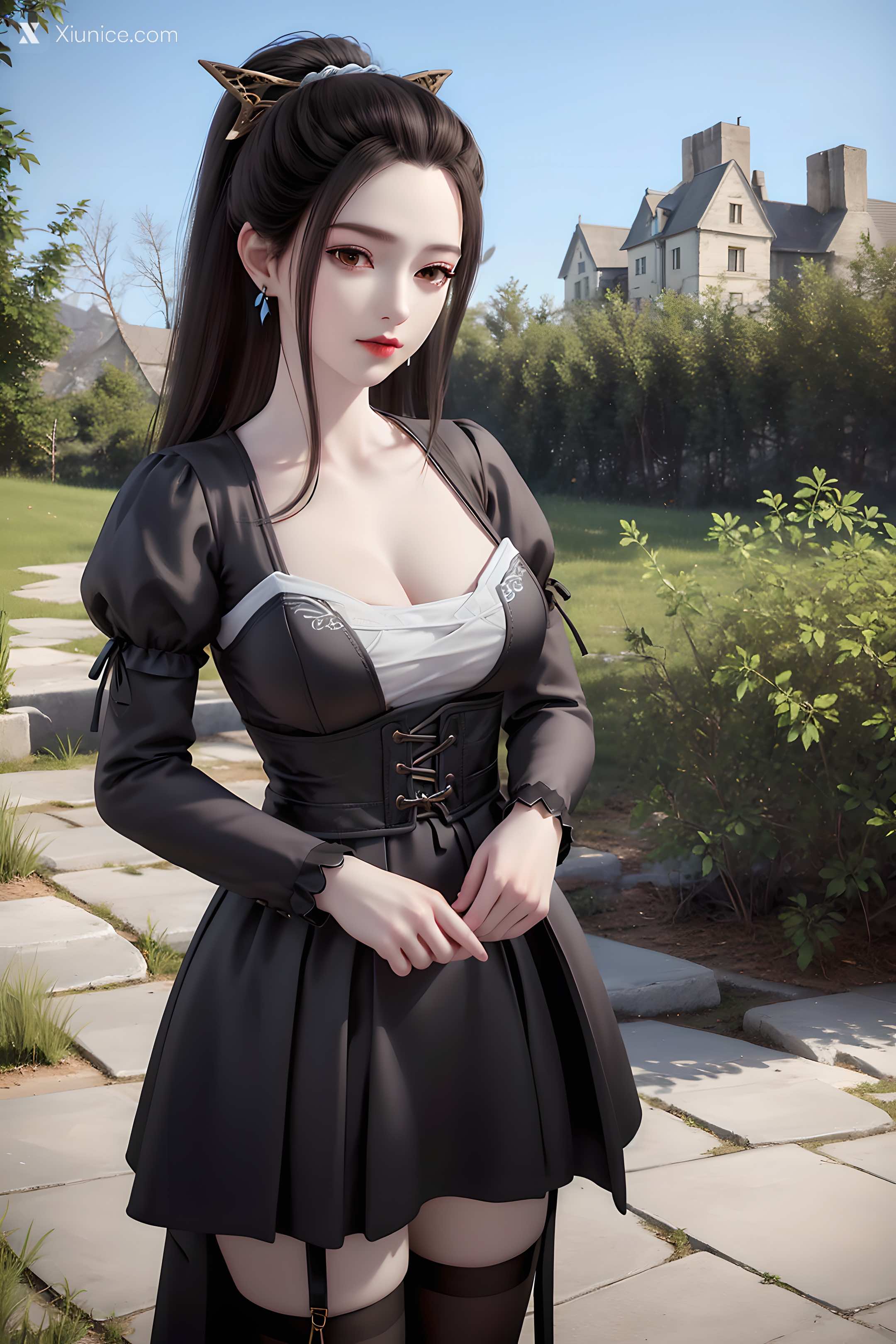 AI Girl – 妖神记 – 龙羽音 应月茹 – 应月茹3 户外 第31张