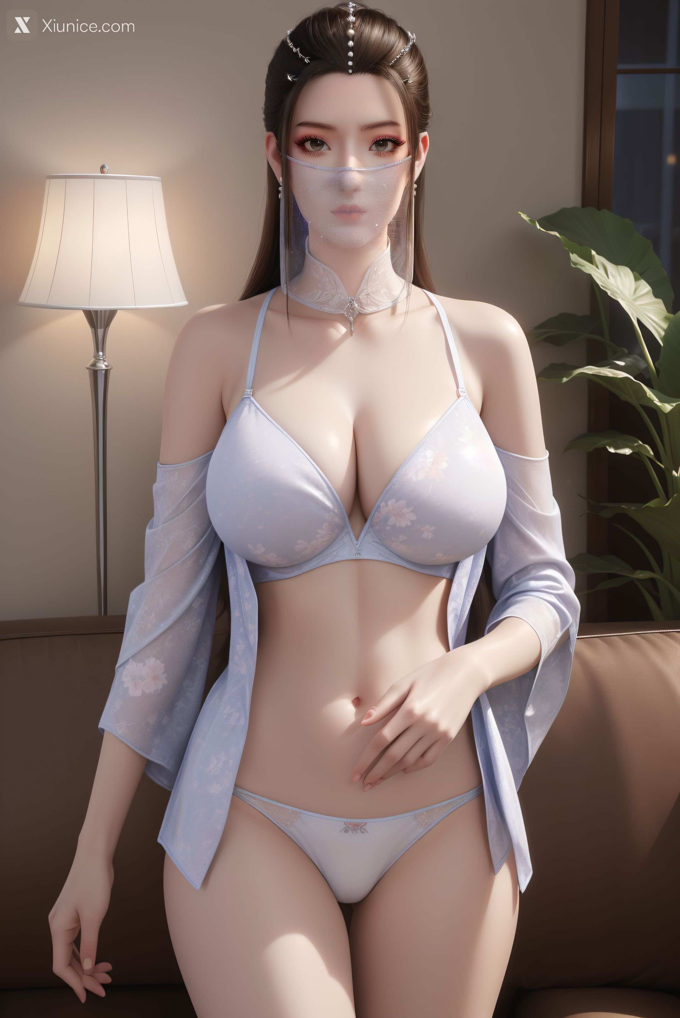 AI Girl – 逆天邪神 – 楚月婵 蓝雪若 茉莉 小姑妈 – 楚月婵 薄纱 第1张