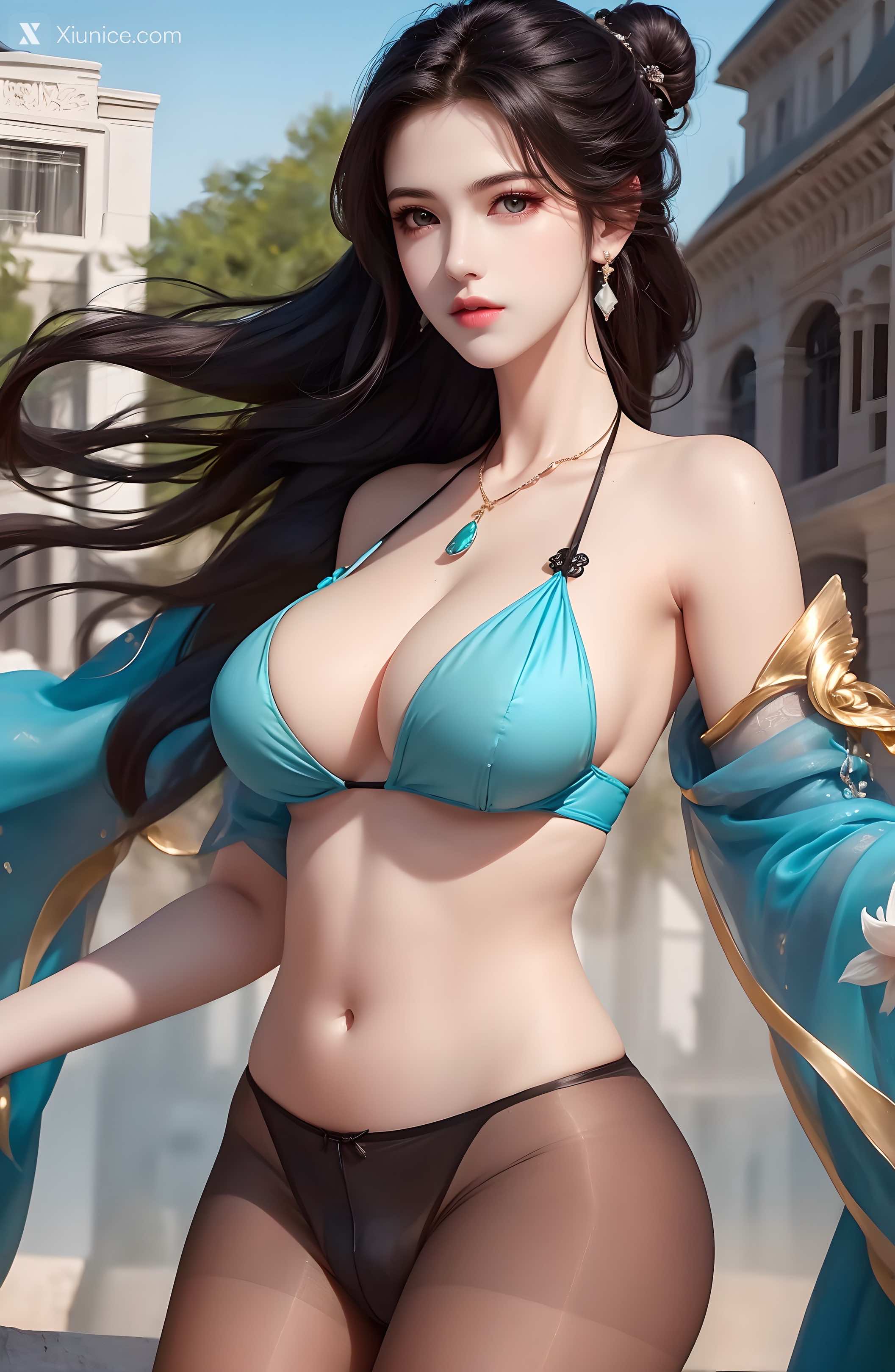 AI Girl – 绫清竹-拦腰细腻黑丝 第90张