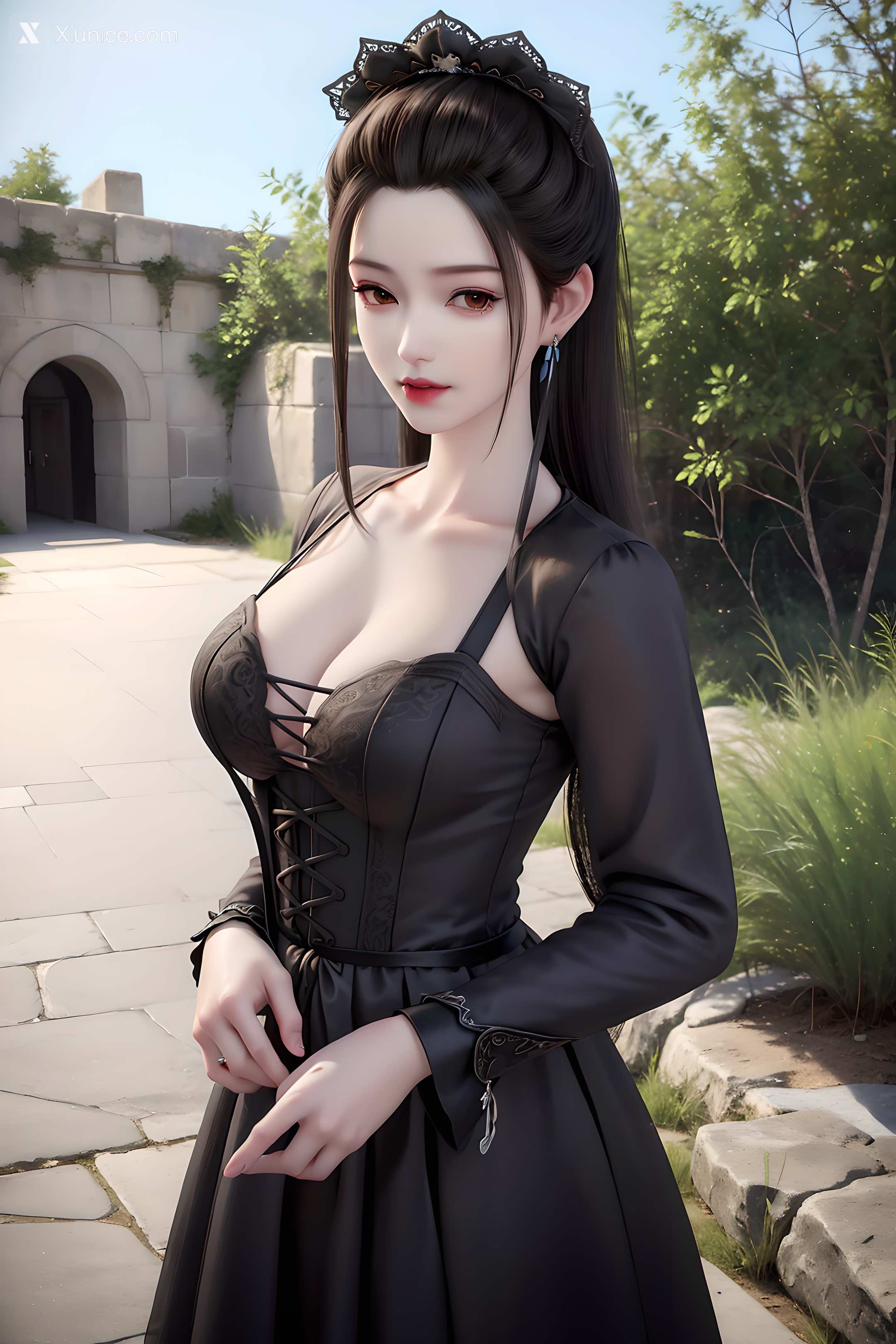 AI Girl – 妖神记 – 龙羽音 应月茹 – 应月茹3 户外 第30张