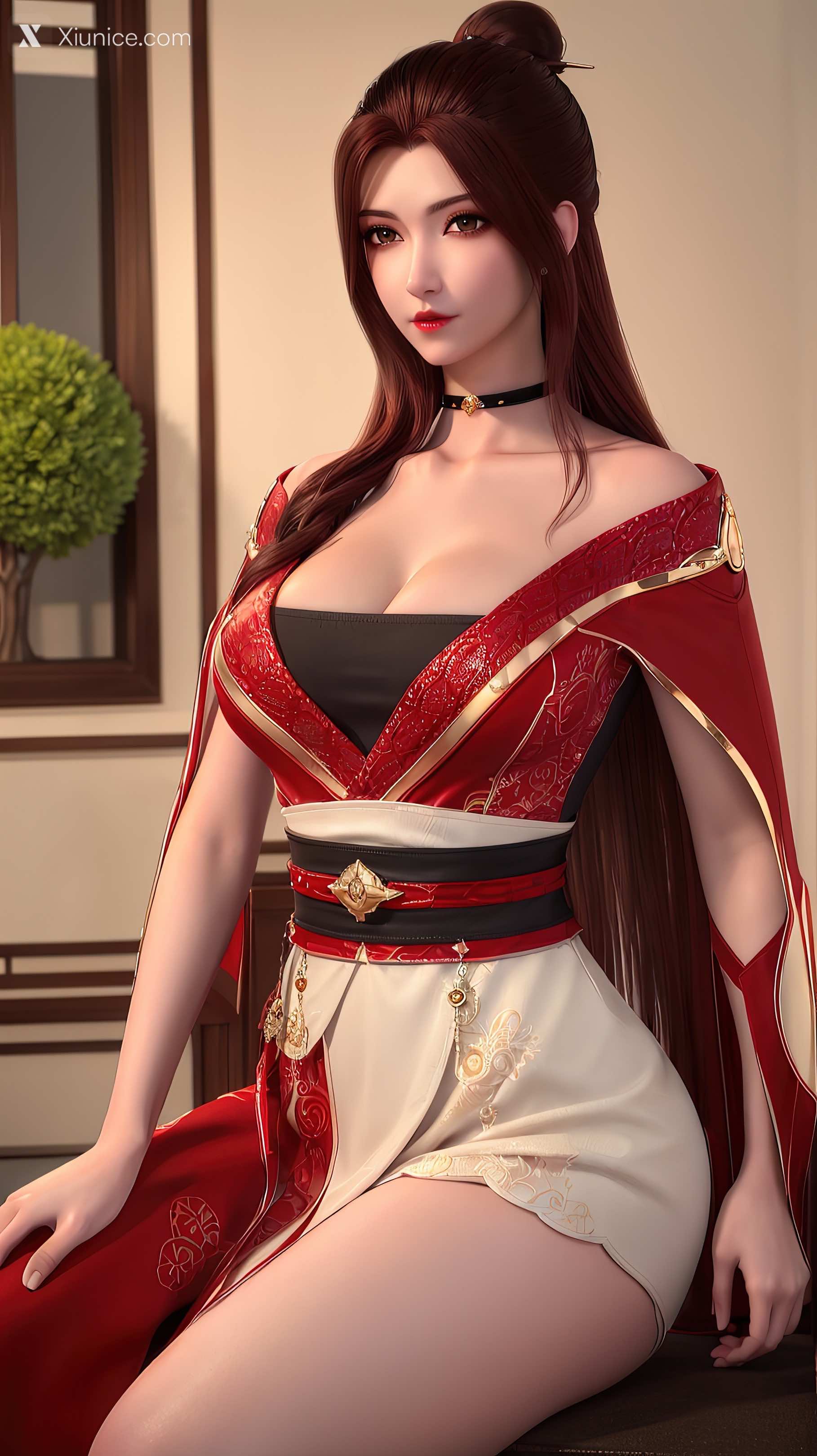 AI Girl – 堕玄师 – 白堇 非浅 沈燃 – 沈燃 户外红装 第5张