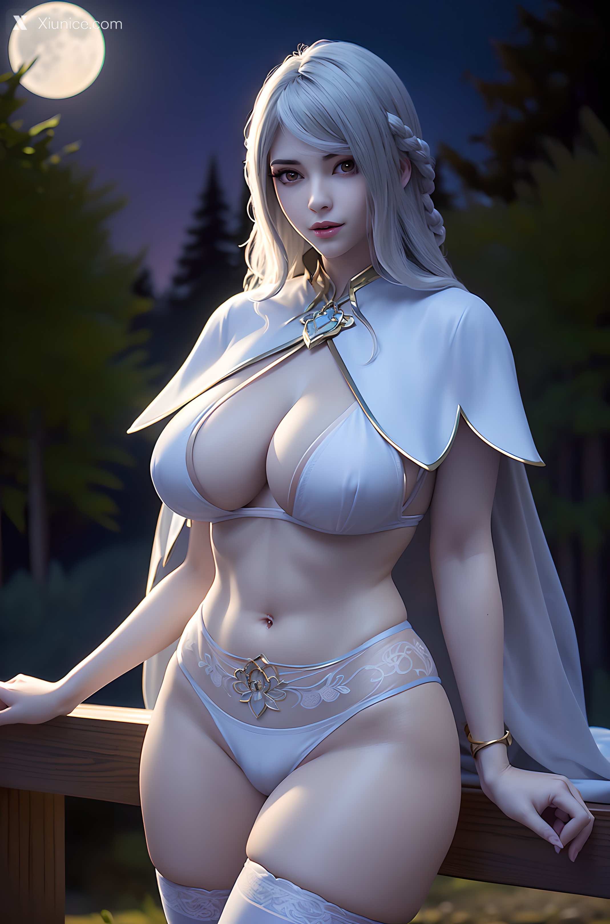 AI Girl – 镜双城 – 白璎 如意夫人 – 白璎 月下 第16张