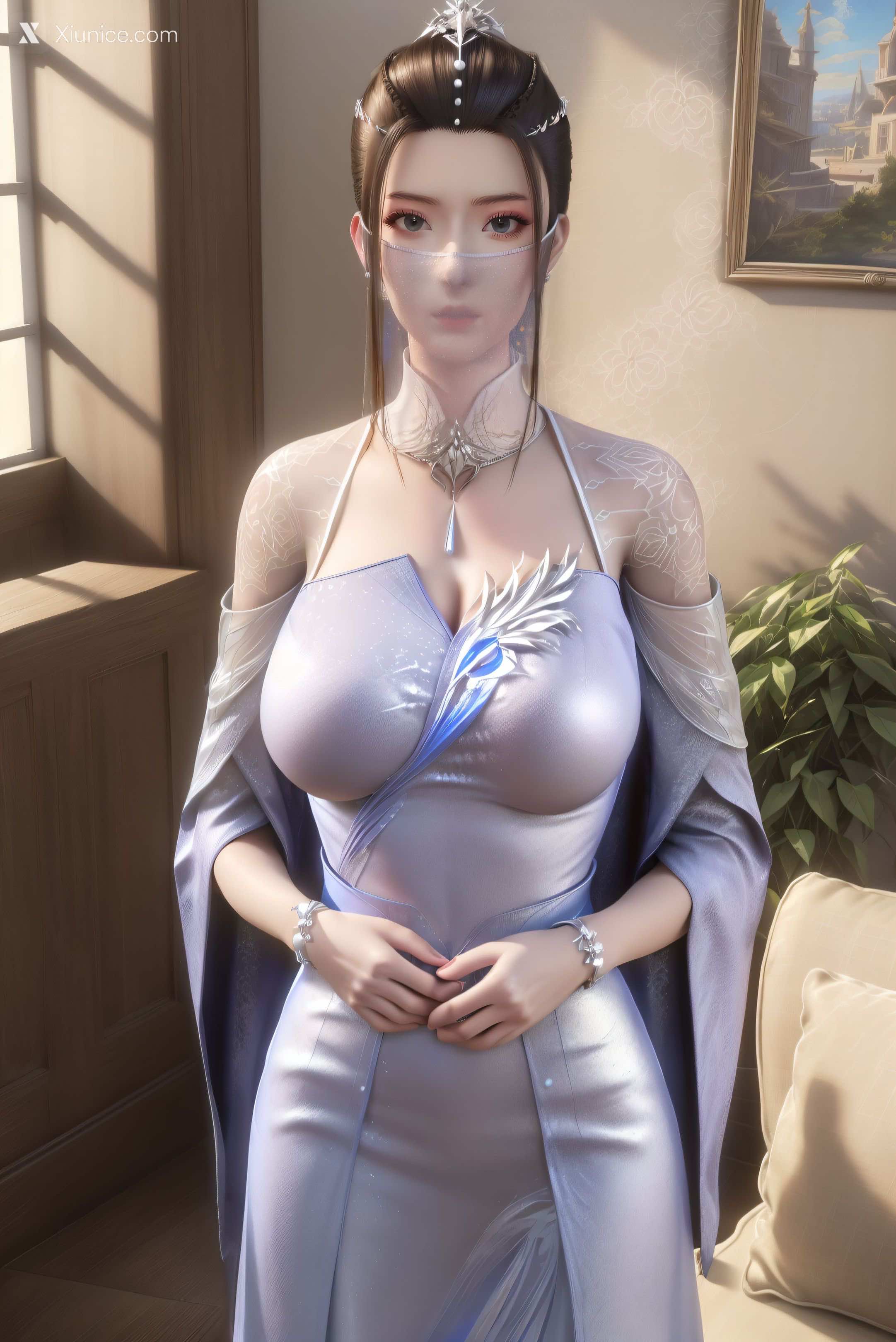 AI Girl – 逆天邪神 – 楚月婵 蓝雪若 茉莉 小姑妈 – 楚月婵 薄纱 第5张