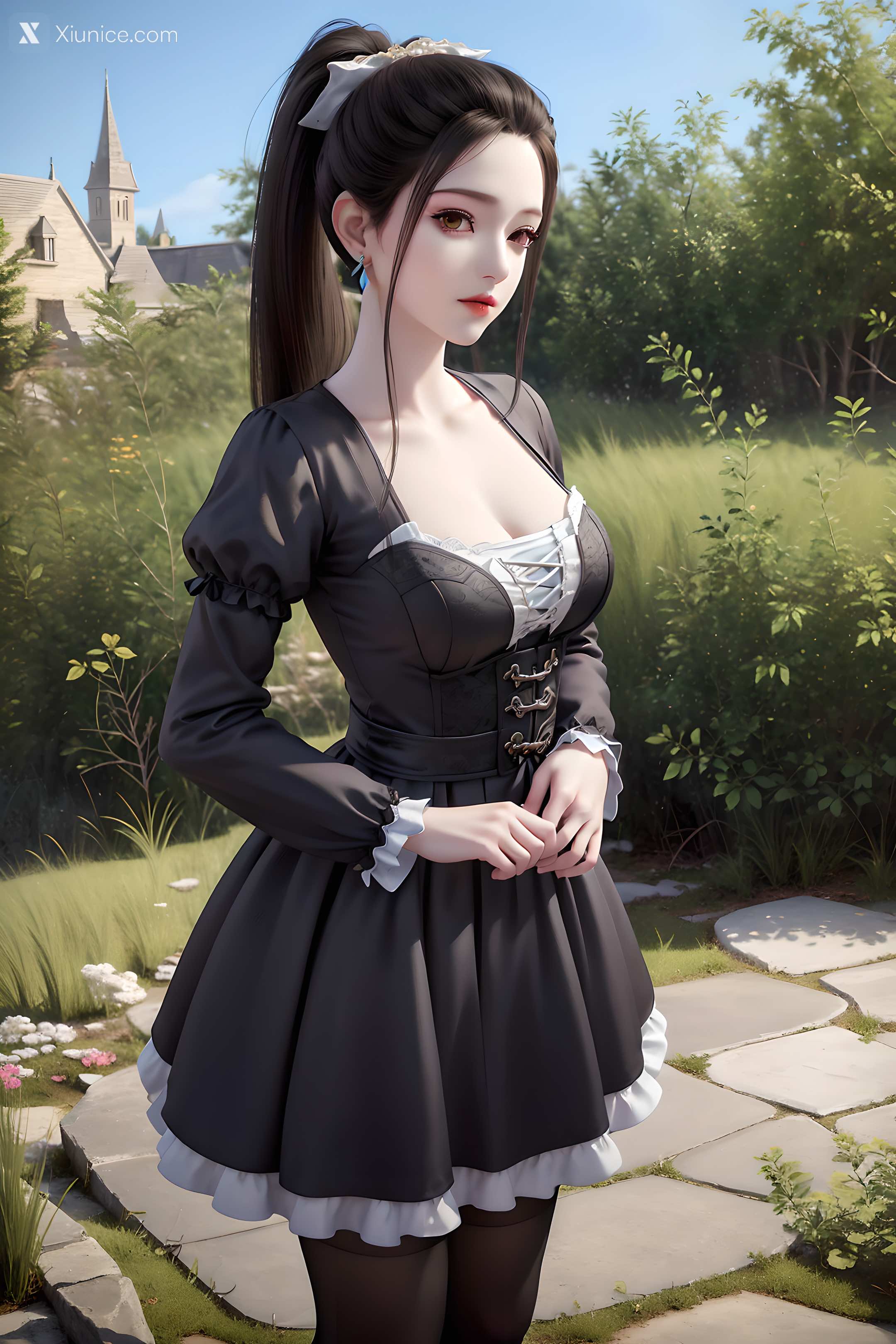 AI Girl – 妖神记 – 龙羽音 应月茹 – 应月茹3 户外 第16张
