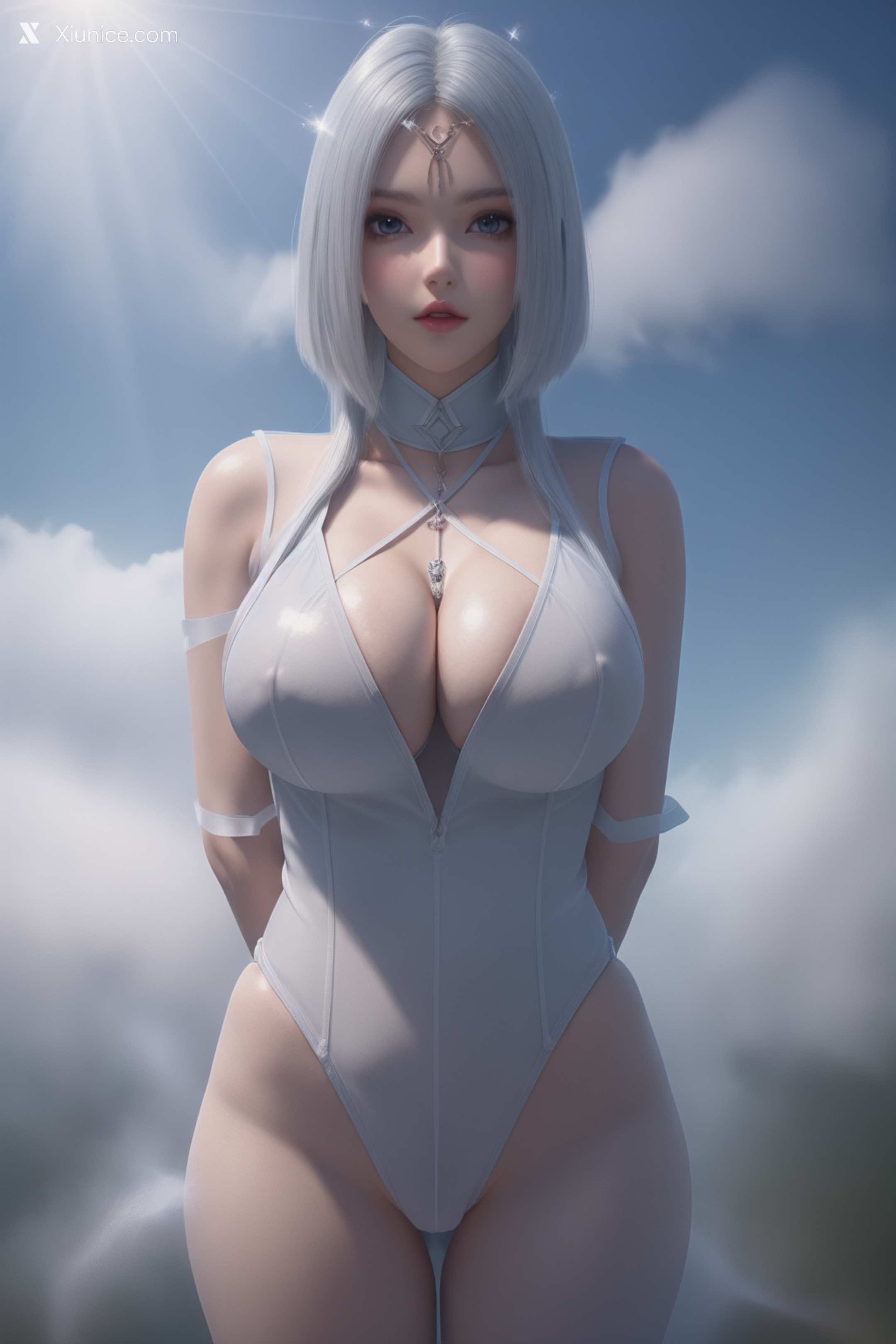 AI Girl – 堕玄师 – 白堇 非浅 沈燃 – 非浅 内衣写真 第33张