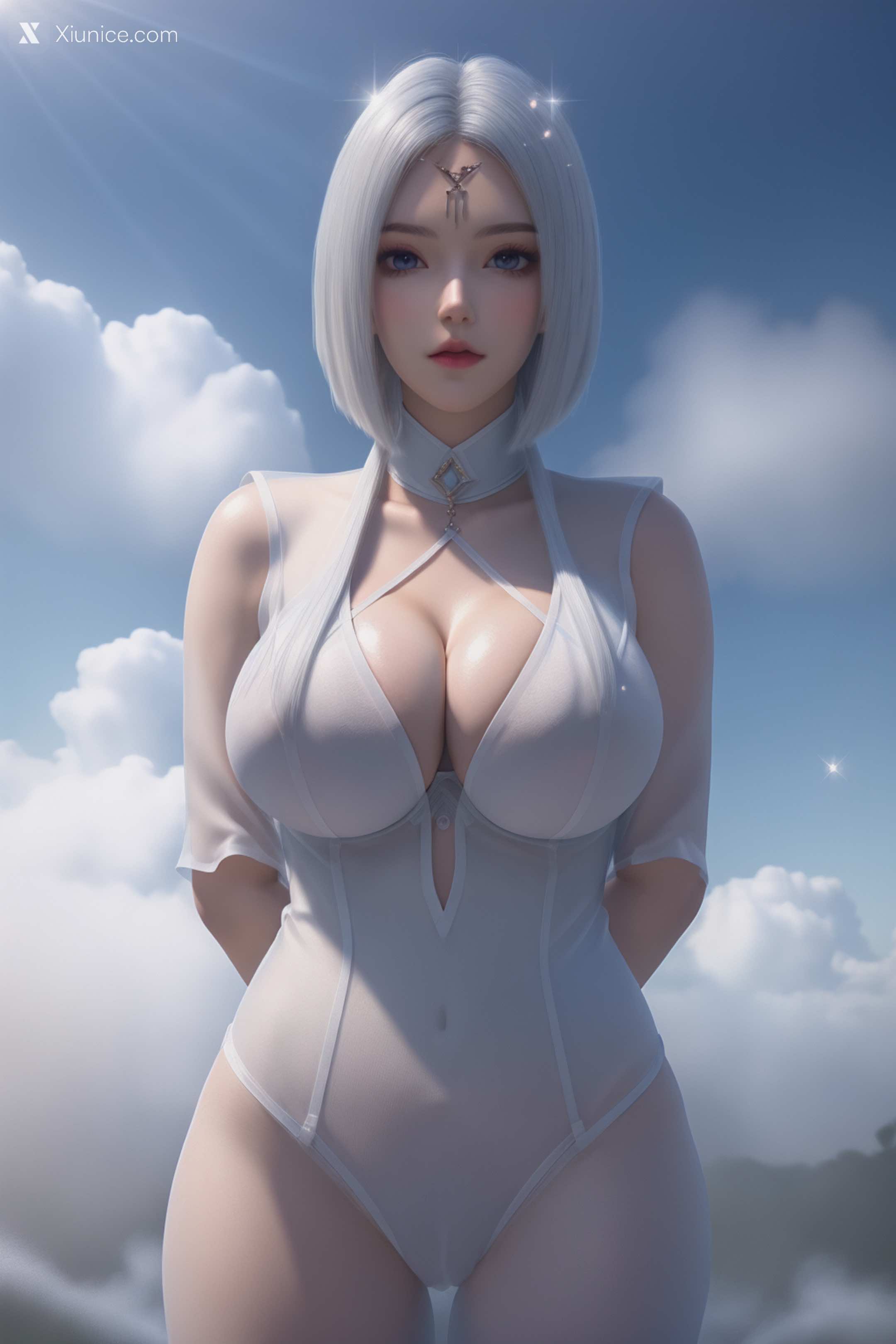 AI Girl – 堕玄师 – 白堇 非浅 沈燃 – 非浅 内衣写真 第29张