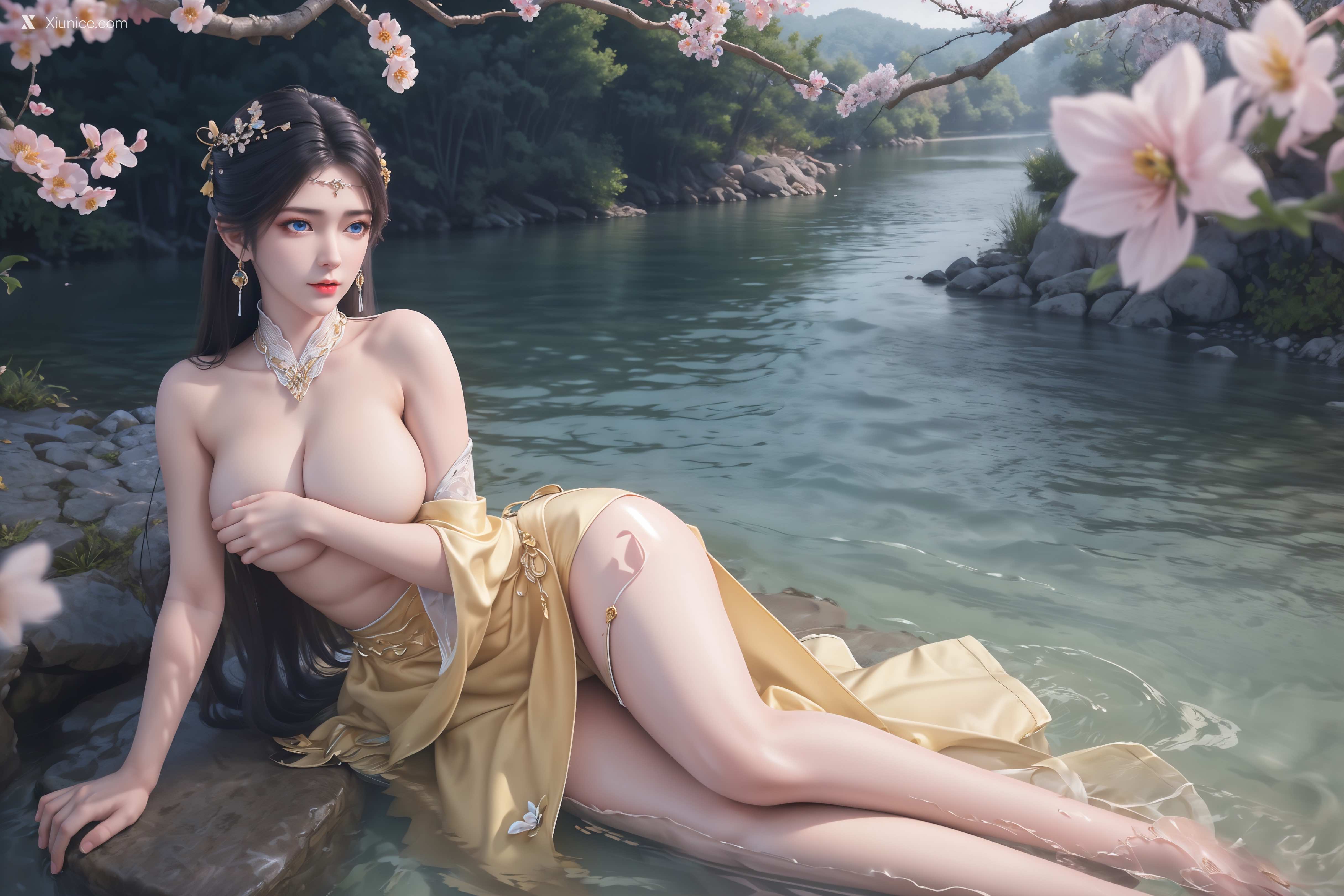AI Girl – 诛仙-金瓶儿 溪边写真 第29张