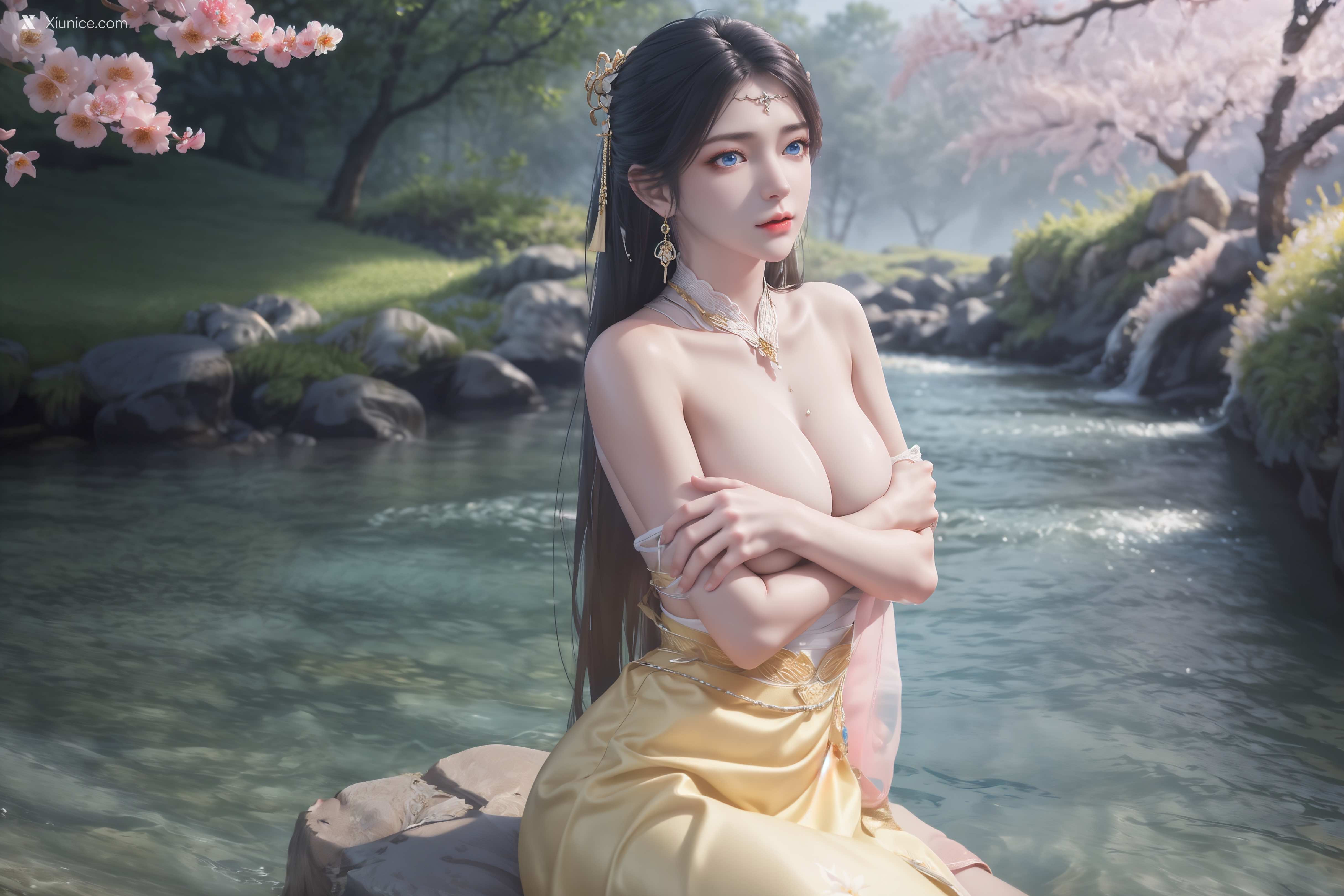 AI Girl – 诛仙-金瓶儿 溪边写真 第26张