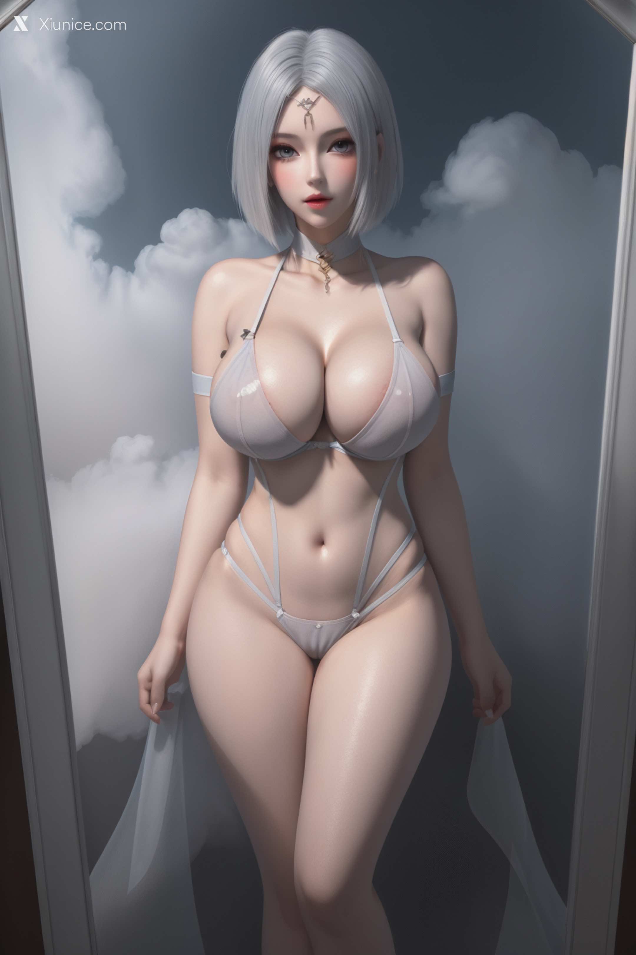 AI Girl – 堕玄师 – 白堇 非浅 沈燃 – 非浅 内衣写真 第55张