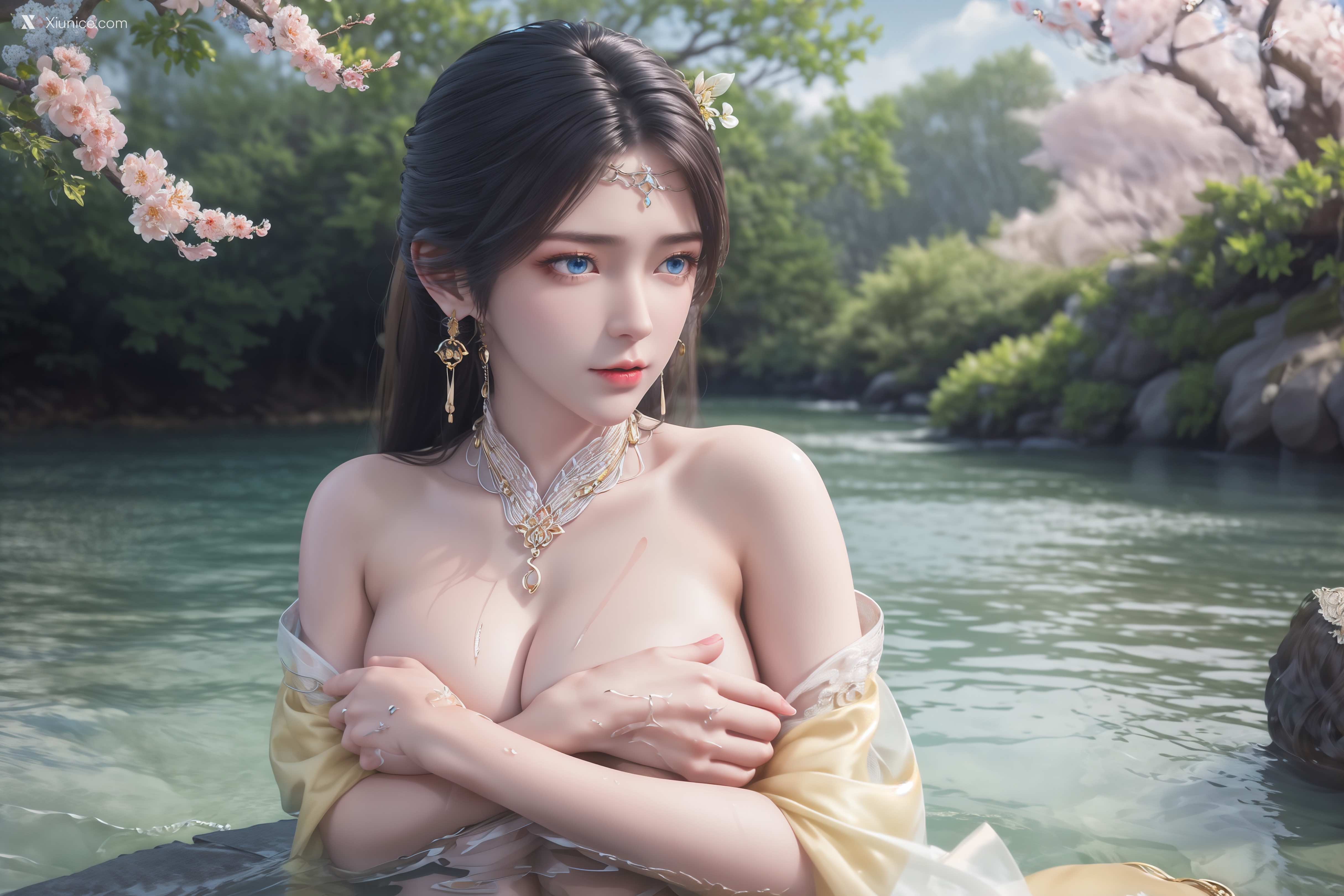 AI Girl – 诛仙-金瓶儿 溪边写真 第13张