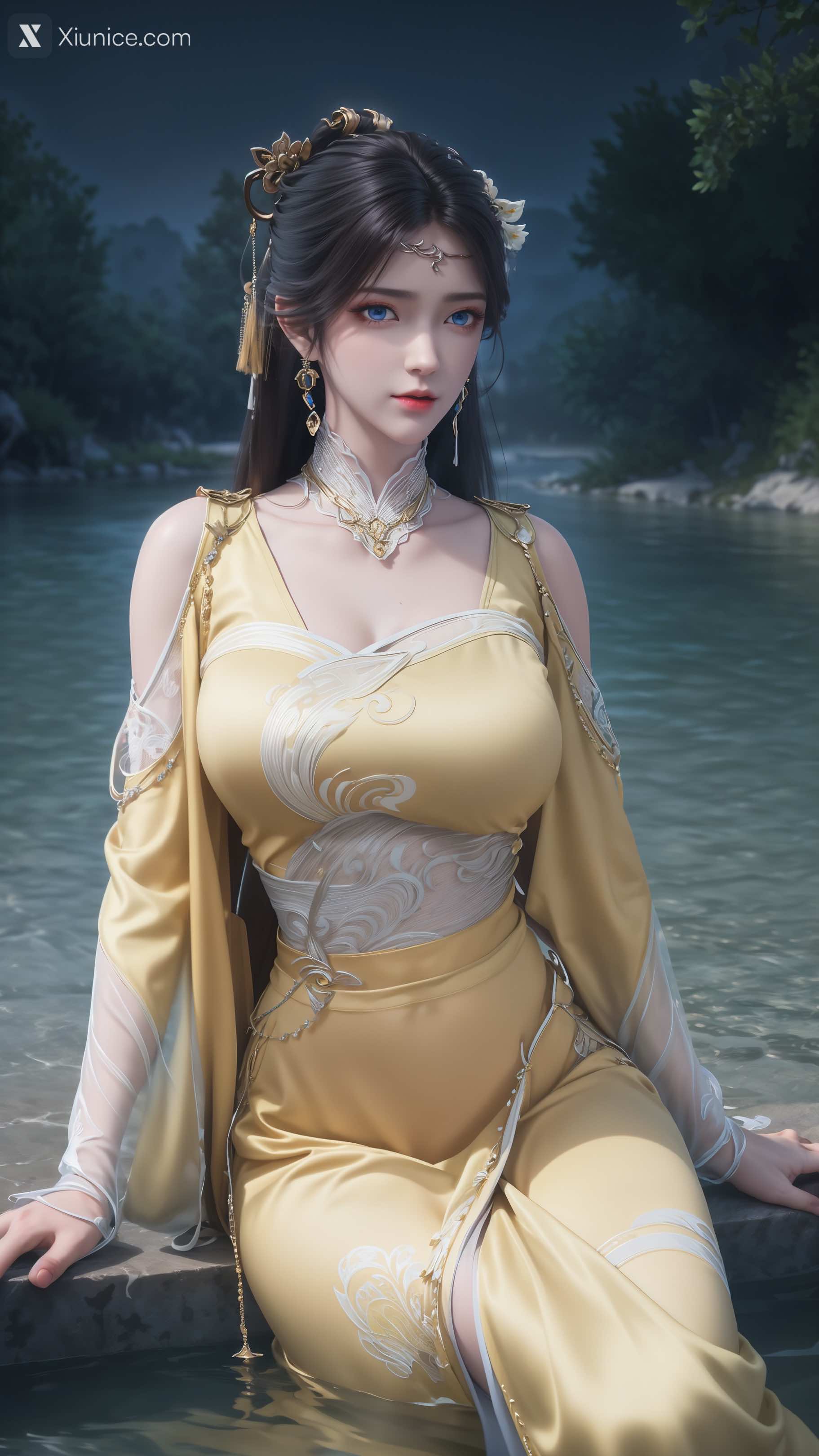 AI Girl – 诛仙-金瓶儿 溪边写真 第92张