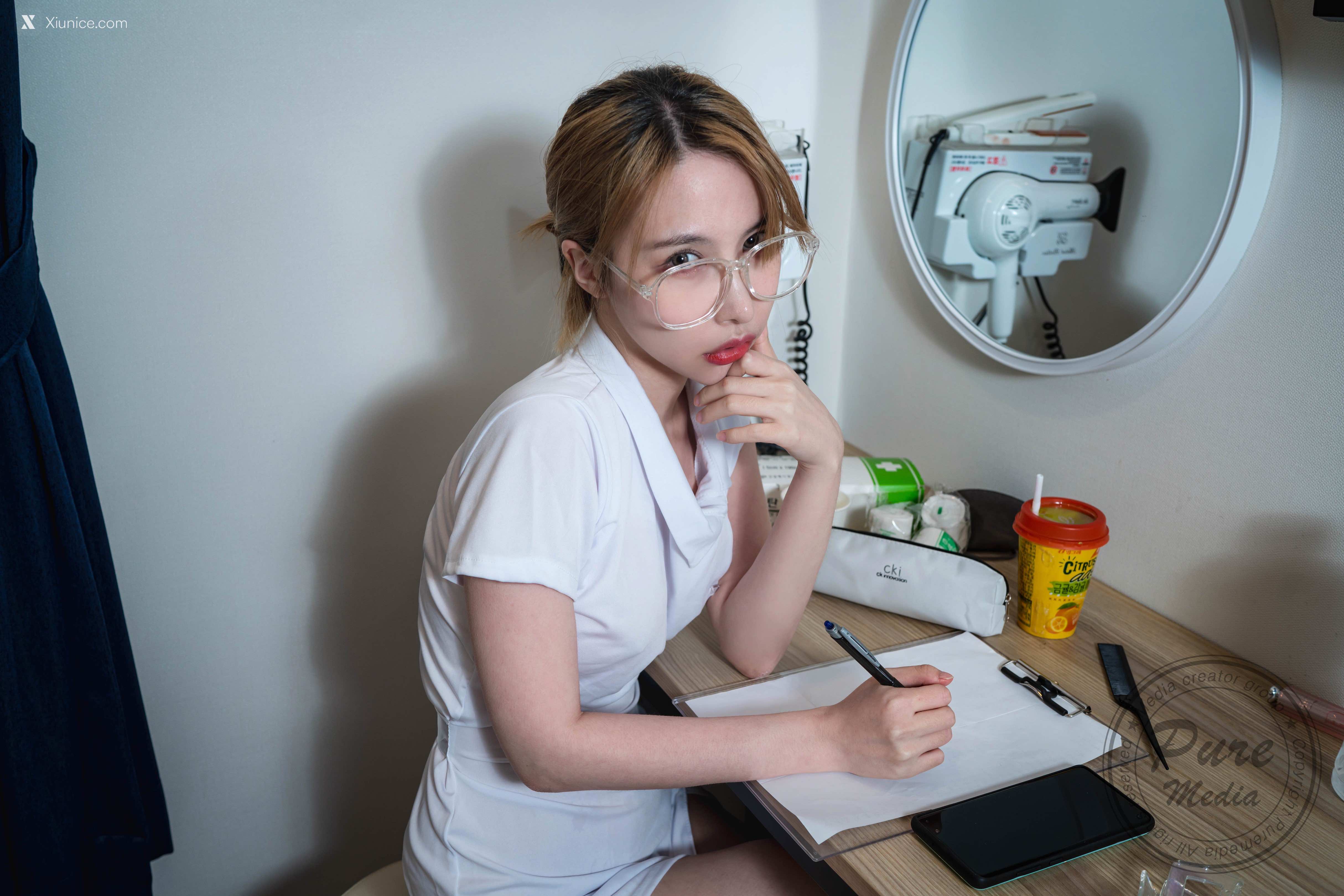 Pure Media Vol.206 Uhye (이유혜) Fainted Nurse 第37张