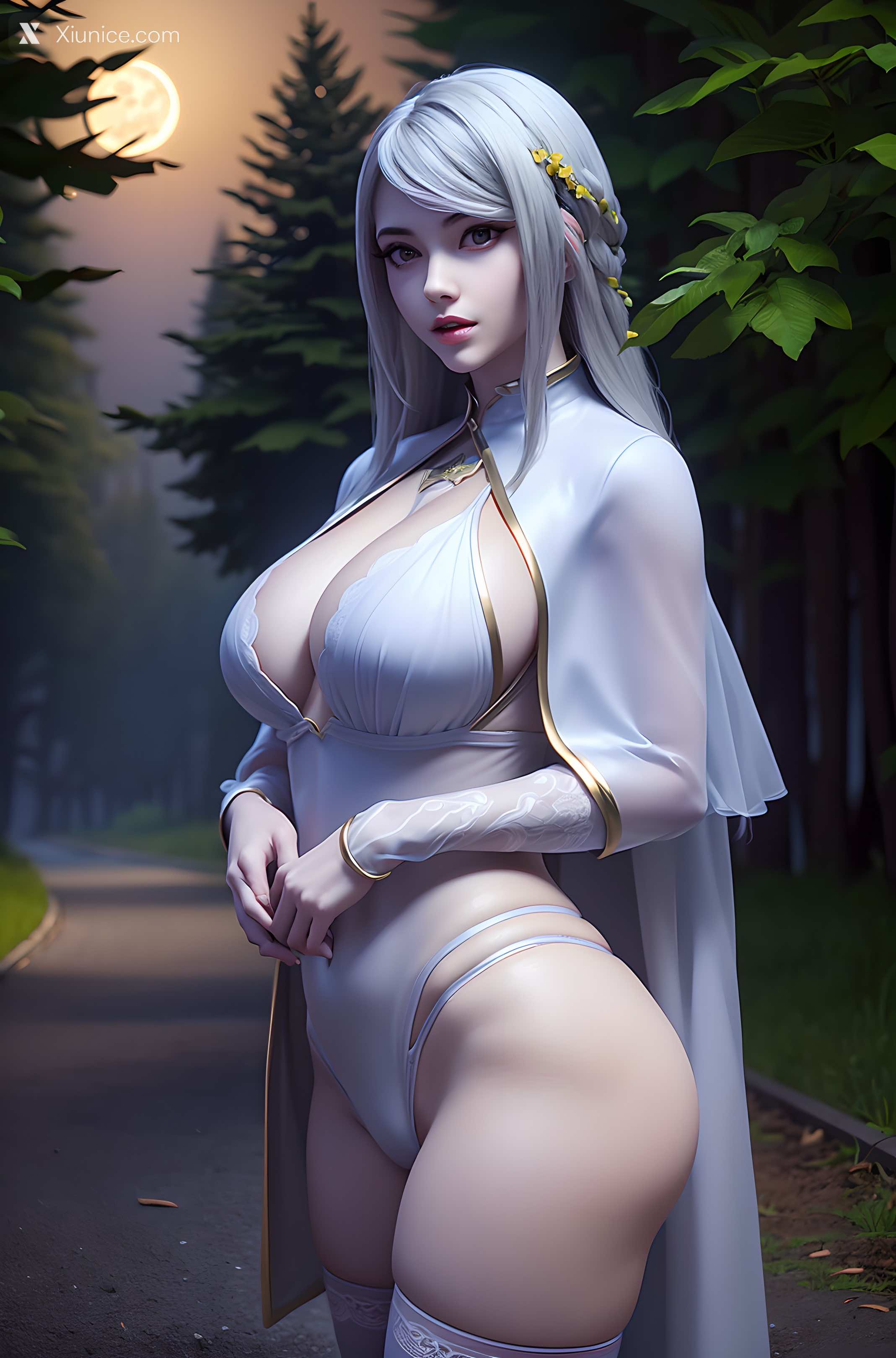 AI Girl – 镜双城 – 白璎 如意夫人 – 白璎 月下 第15张